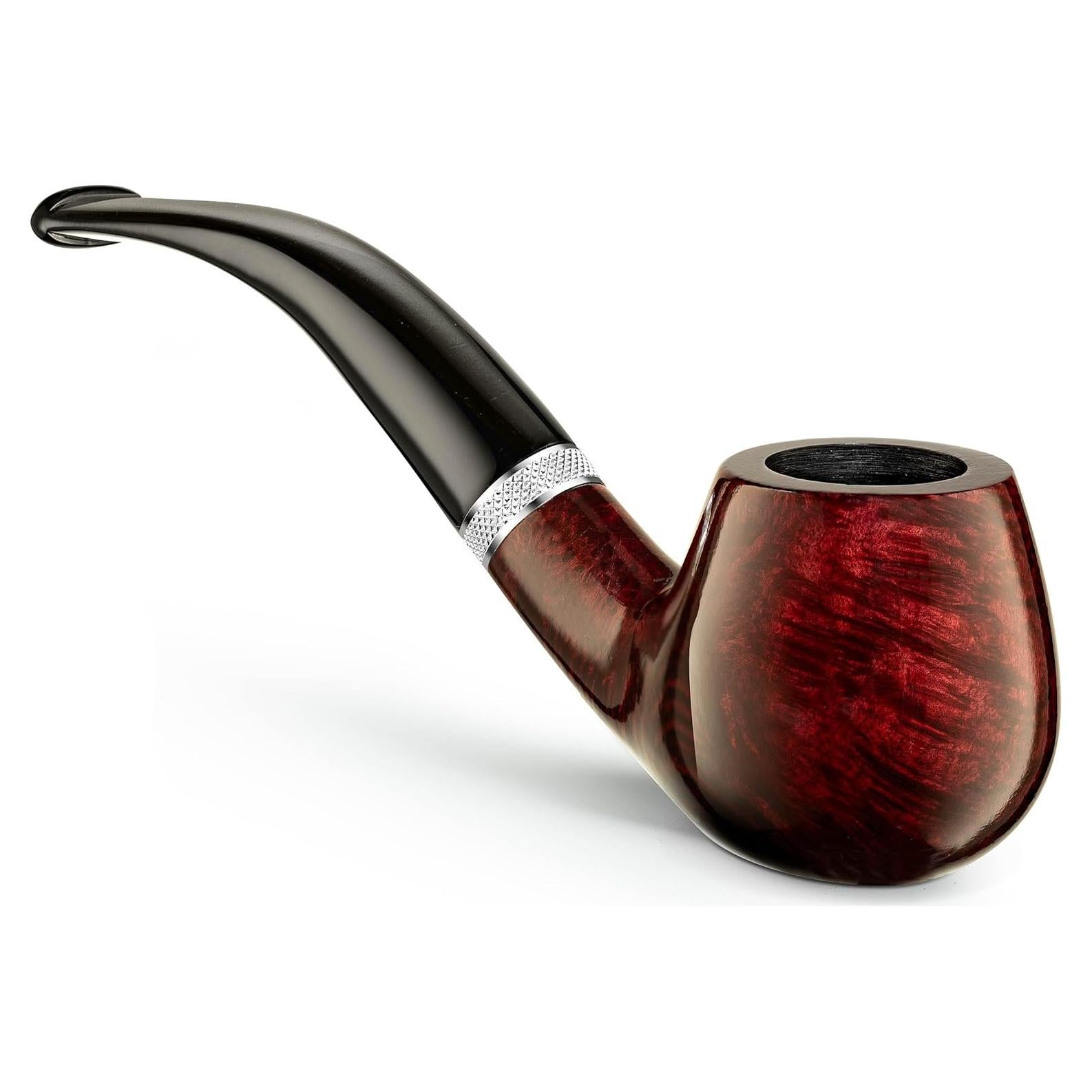 Pipa Full Bent Mr. Brog Modelo 82 Pecan Hecha a Mano