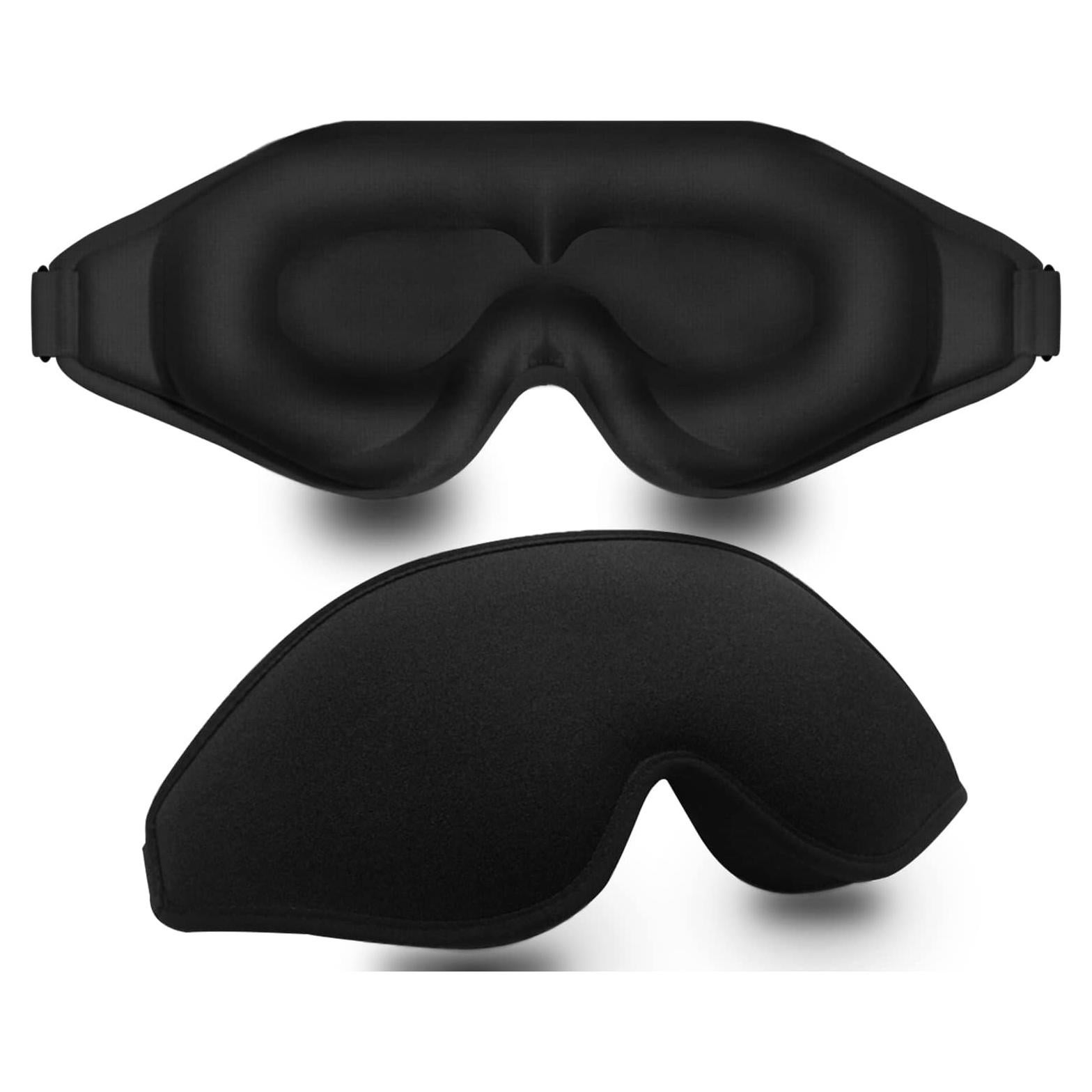 Máscara para dormir 3D FengXinZi, bloquea 99% luz, ajustable