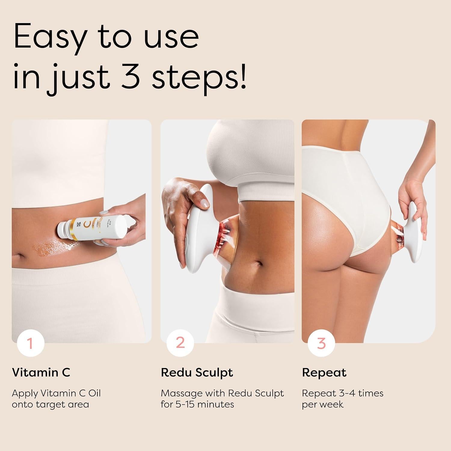 Masajeador Corporal Redu Sculpt 3-en-1 Anticelulitis 0.82kg