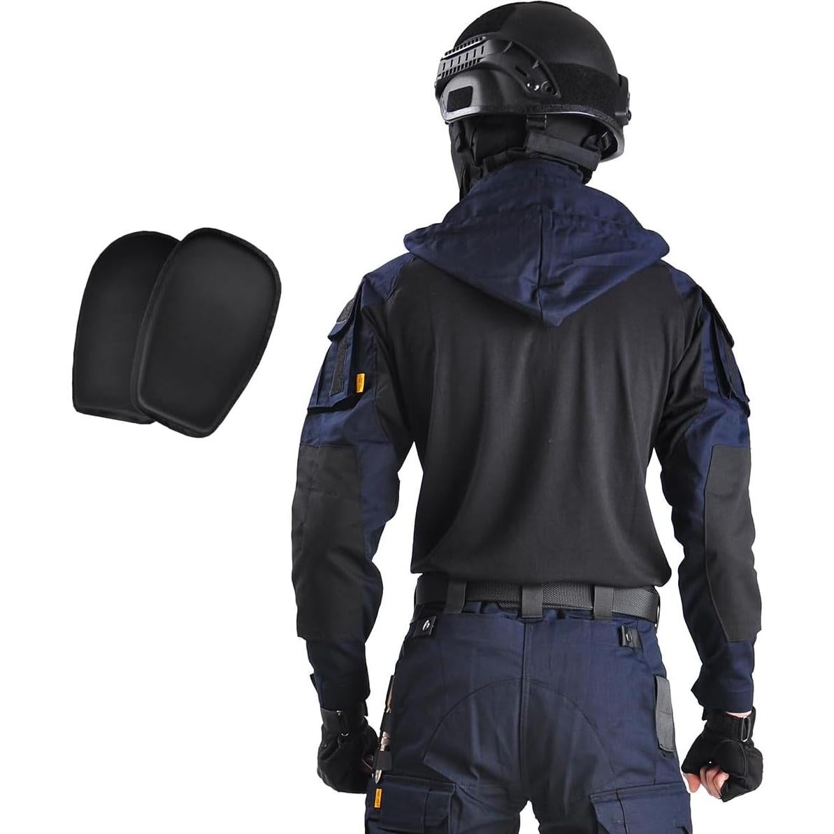 Camisa Táctica HAN·WILD para Hombres Camuflaje Manga Larga