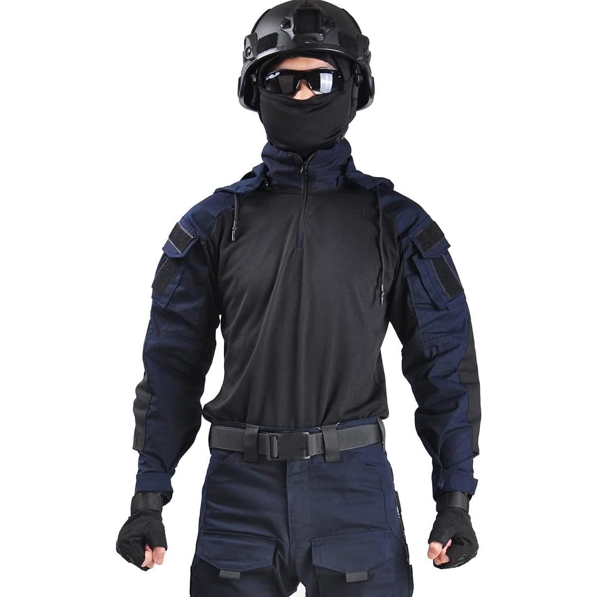 Camisa Táctica HAN·WILD para Hombres Camuflaje Manga Larga