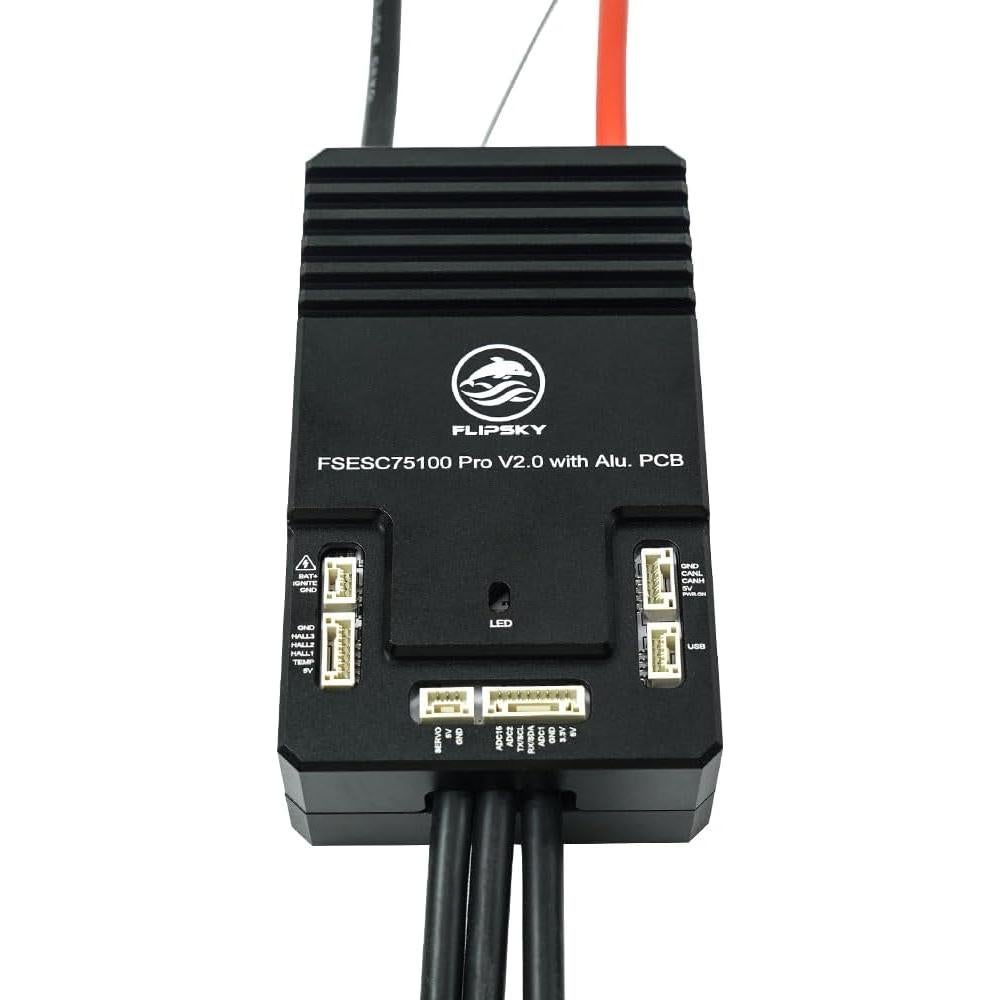 FLIPSKY 75100 Pro V2.0 with Aluminum PCB with Power Button Based on VESC for Electric Skateboard/Scooter/Ebike Speed Controller