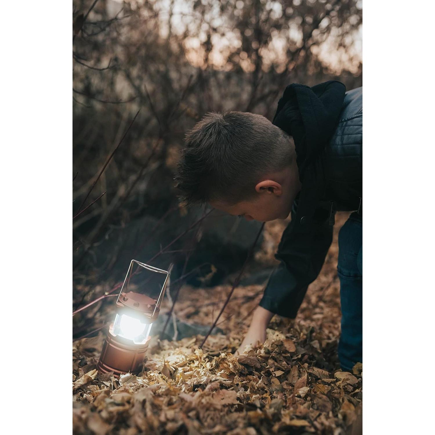 Linterna de Camping MalloMe LED Paquete de 4 Multicolor 146 Lúmenes