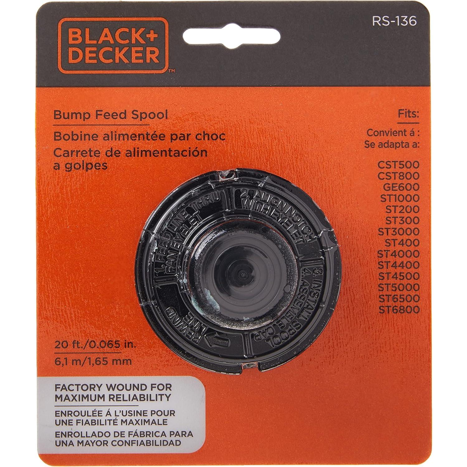 BLACK+DECKER Trimmer Line, 20-Foot, 0.065-Inch (RS136)