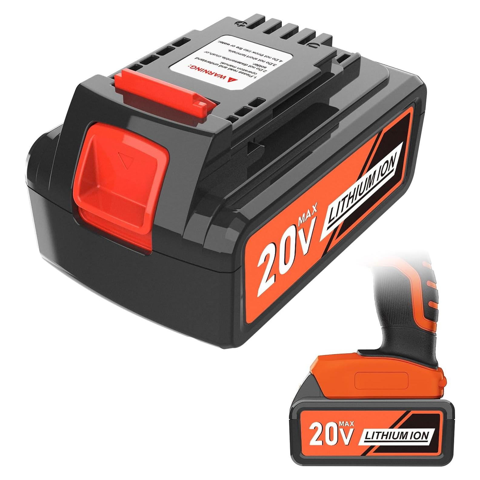 Batería de Reemplazo 20V 8.0Ah Black y Decker LB2X4020M