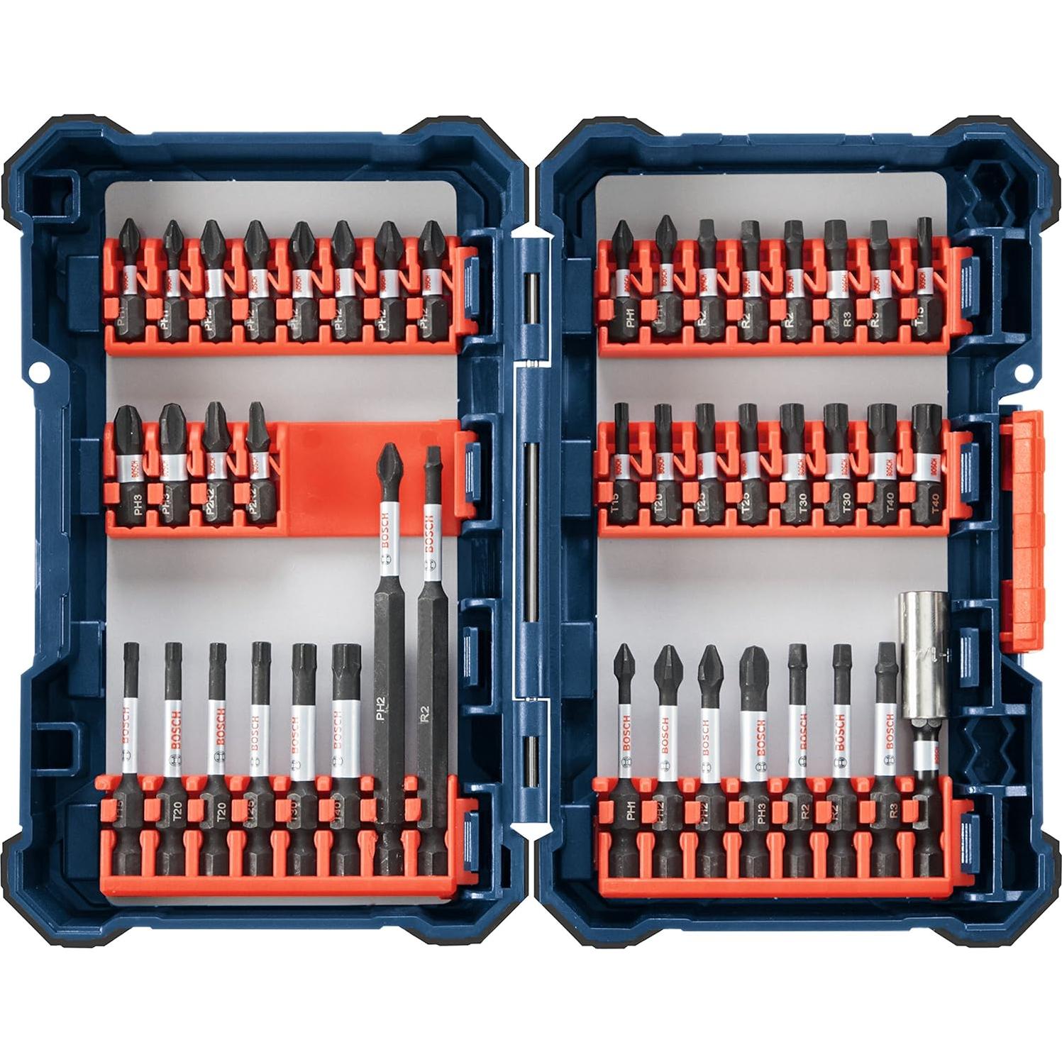 Kit Combo Bosch 12V: Taladro y Atornillador de Impacto con 44 Piezas