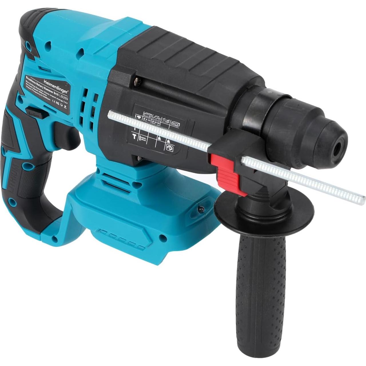 Martillo Perforador Inalámbrico Heimerdinger 18V 2 Julios