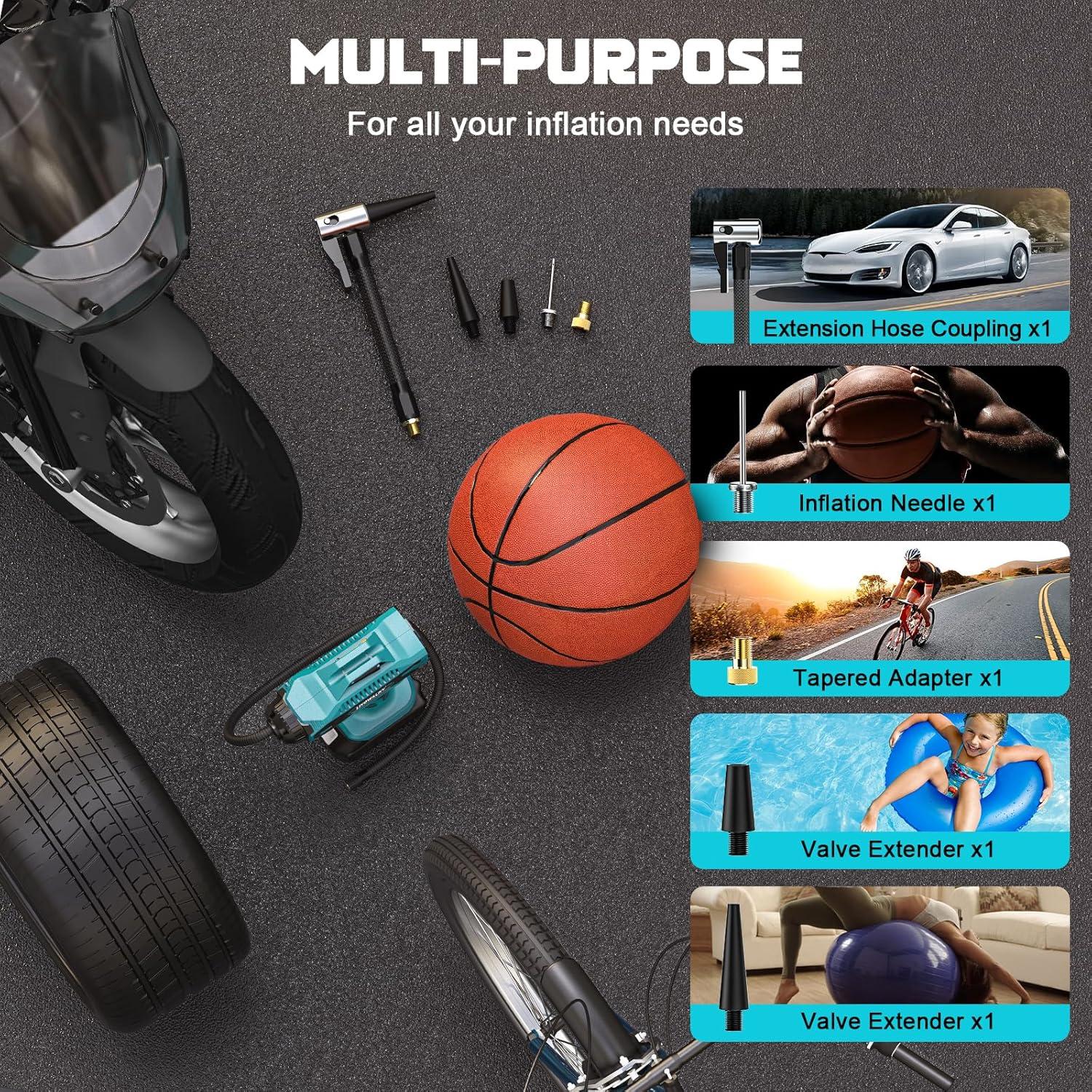 Compresor de Aire Portátil LIVOWALNY 160 PSI para Batería Makita 18V