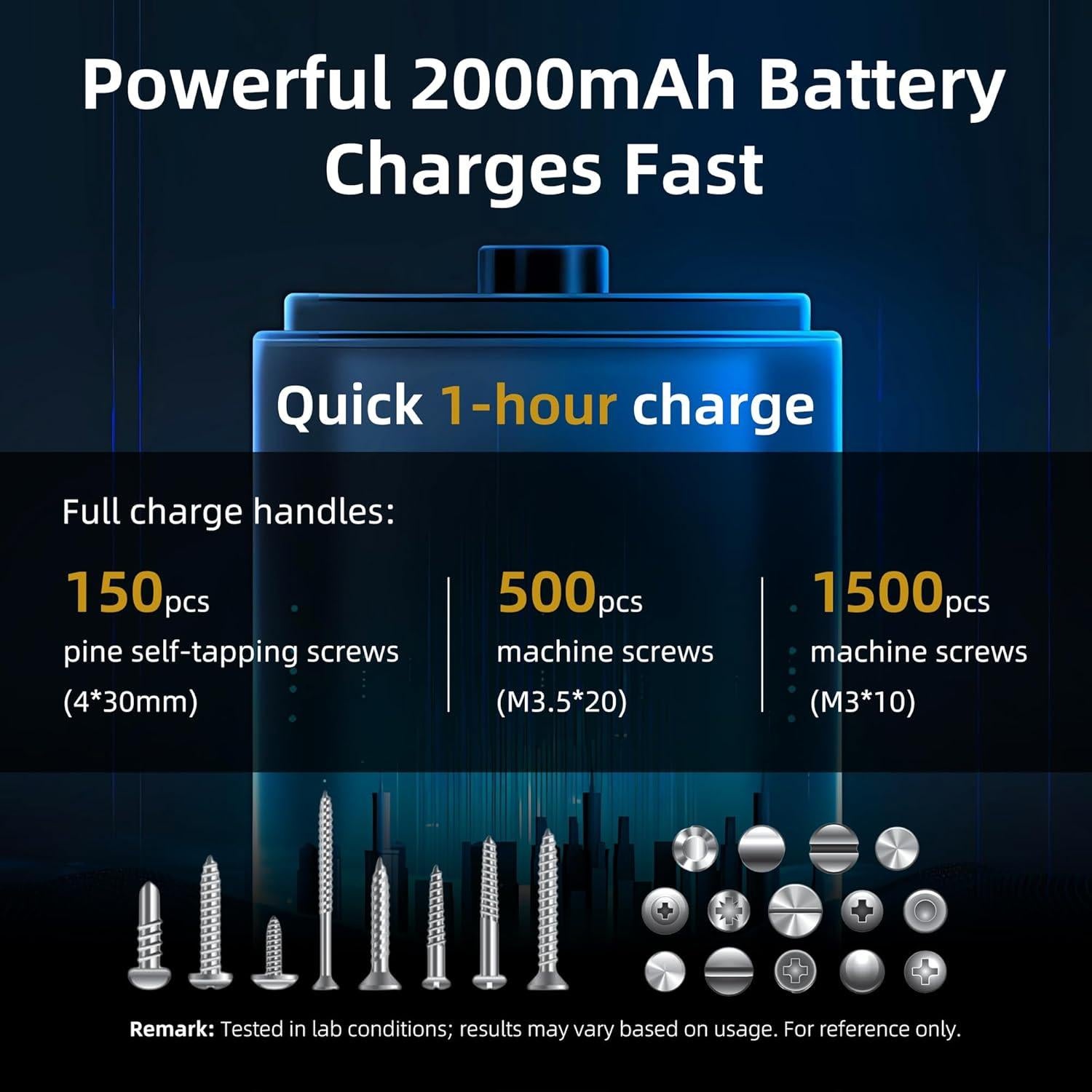 Destornillador Eléctrico Inalámbrico iFu con 12 Puntas y Luz LED