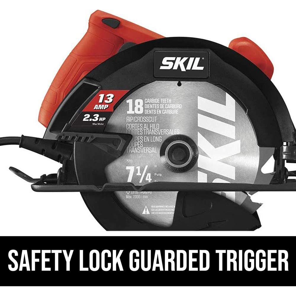 Sierra Circular SKIL 5080-01 7-1/4" 13 Amperios Rojo