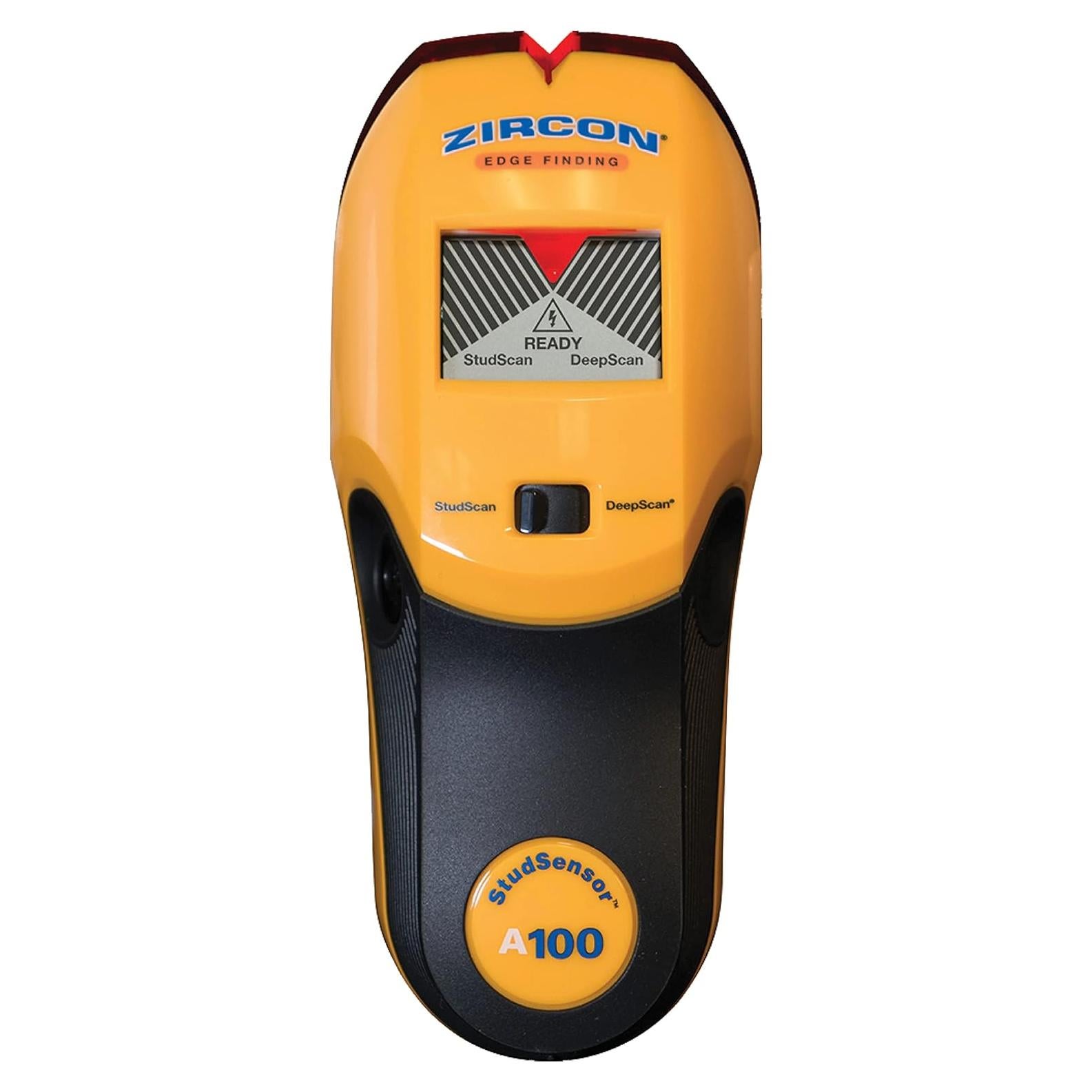 Zircon StudSensor A100 Wall Scanner and Center/Edge Locating Stud Finder with WireWarning Detection