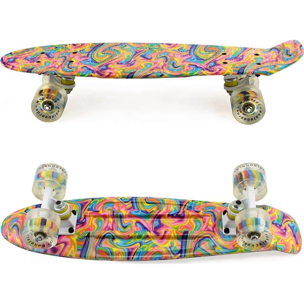 Skateboard Completo Meketec Mini Cruiser 55.88 cm para Niños