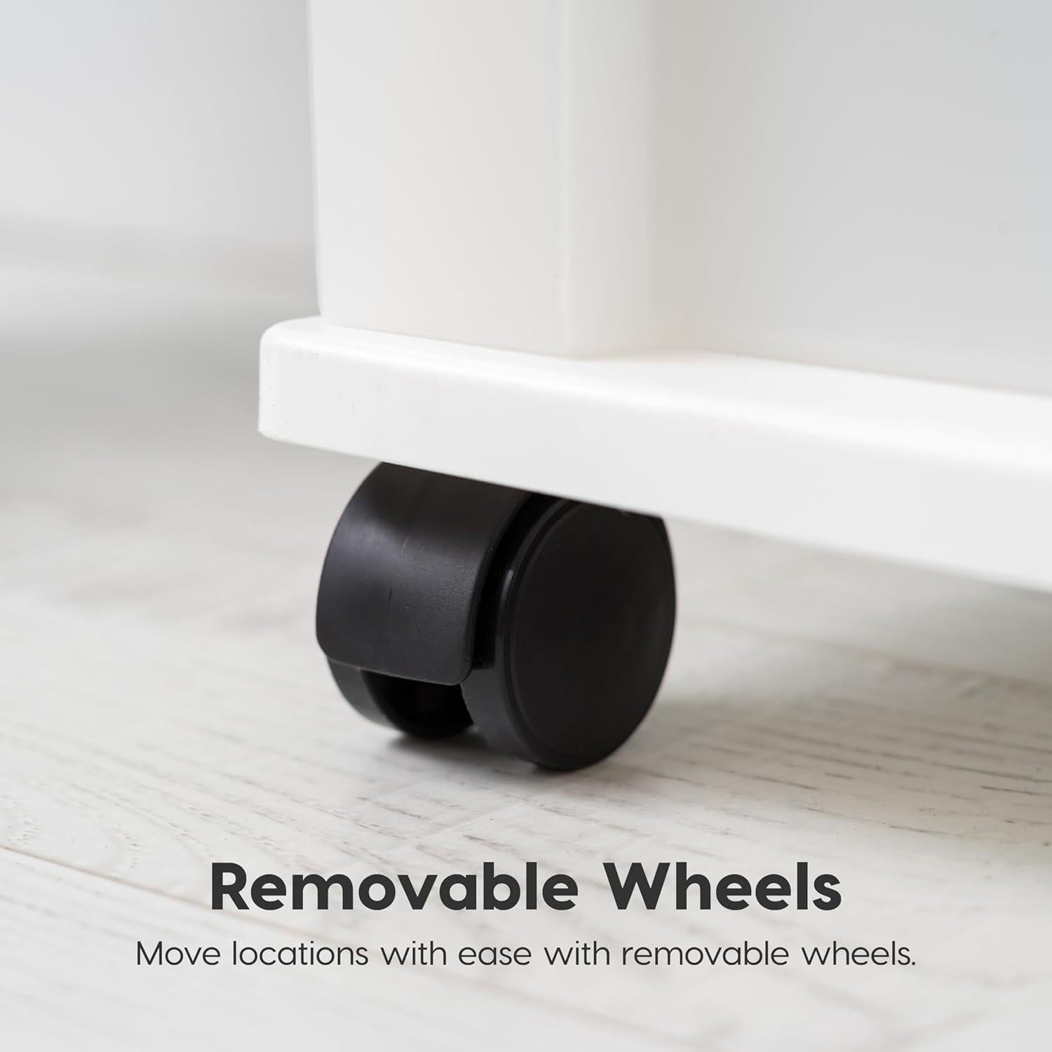 Carro de Almacenamiento IRIS USA, 3 Cajones, Blanco