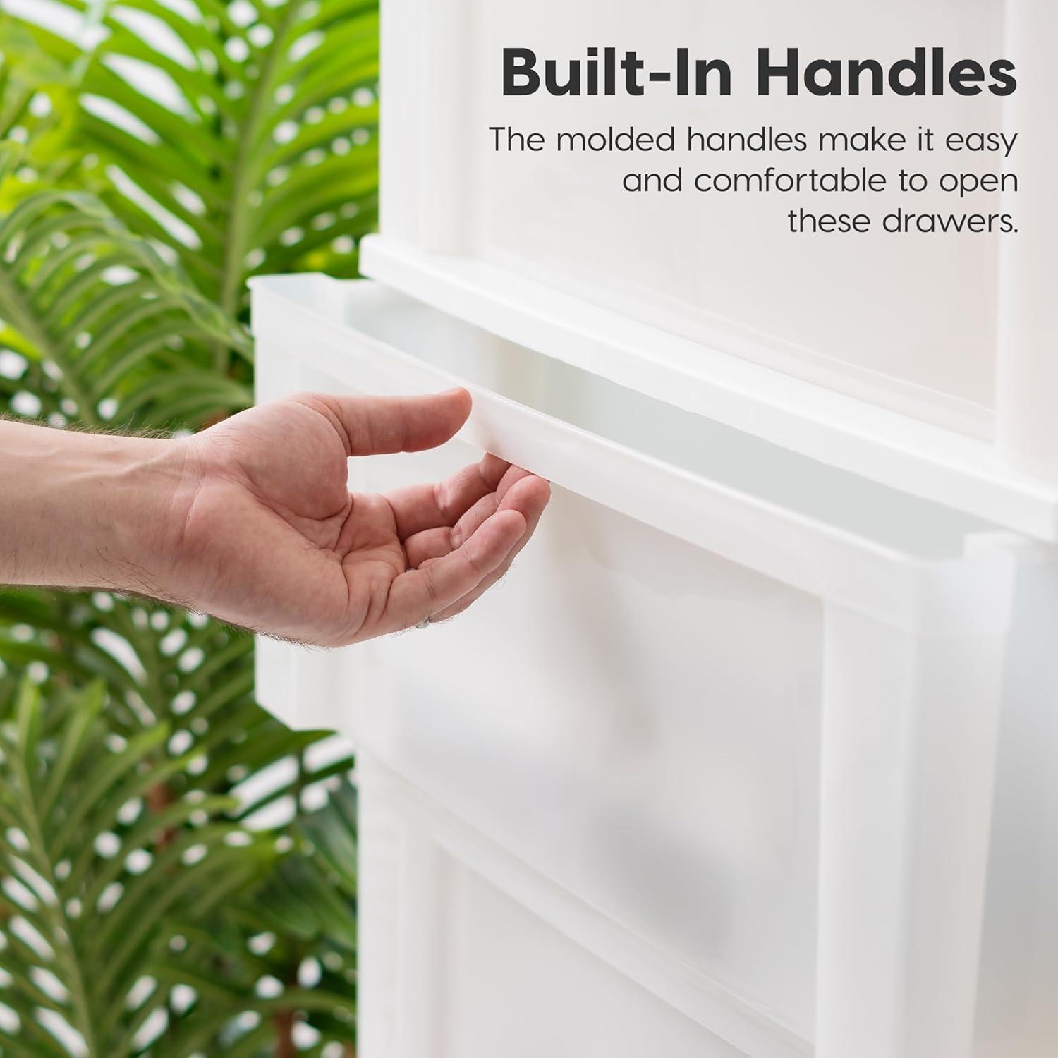 Carro de Almacenamiento IRIS USA, 3 Cajones, Blanco