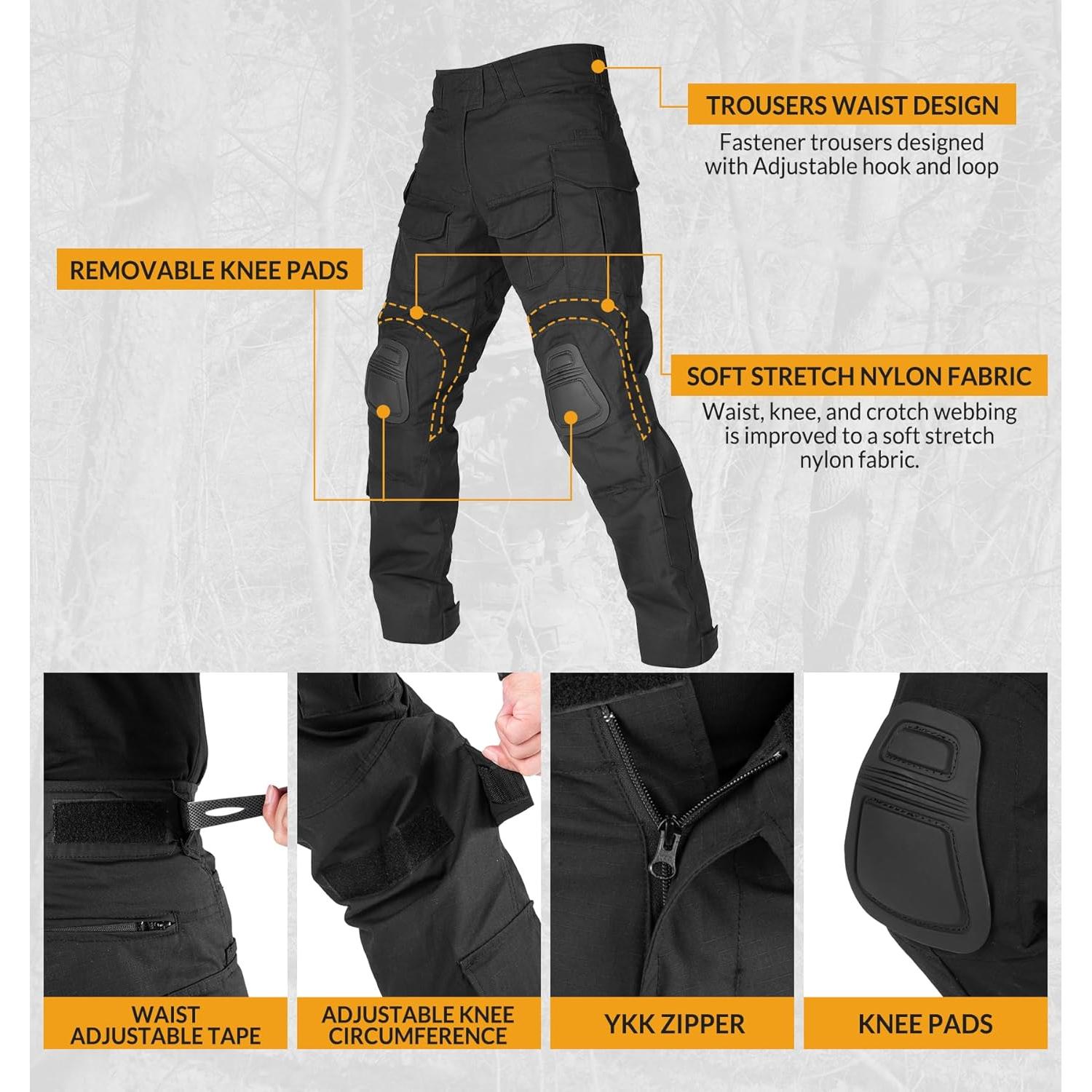 Conjunto Táctico G3 para Hombres - Uniforme de Combate Camuflaje