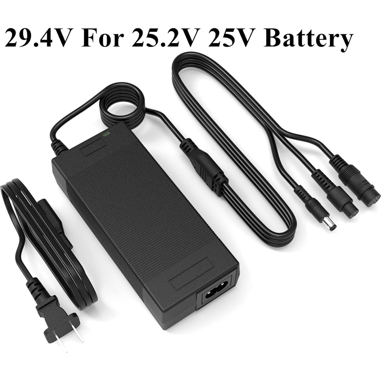 Cargador de Scooter Eléctrico WOJIADA 29.4V 2A 3-en-1