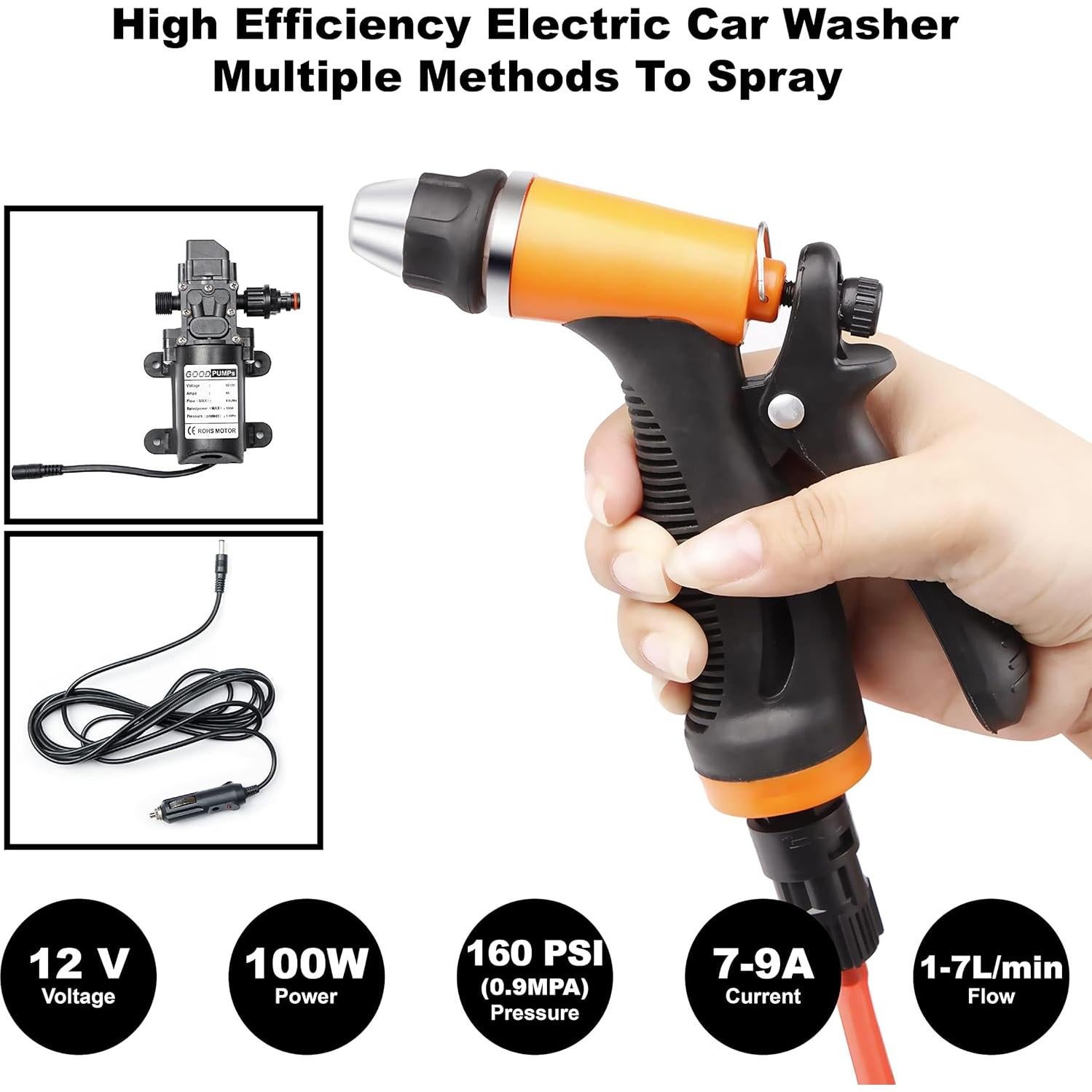 Bomba de Lavado a Presión Eléctrica Bang4buck 100W 160 PSI