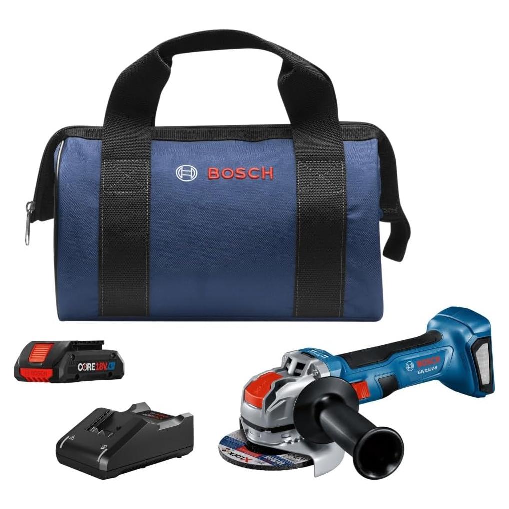 Amoladora Angular Bosch GWX18V-8B15 18V 4.5" Sin Escobillas