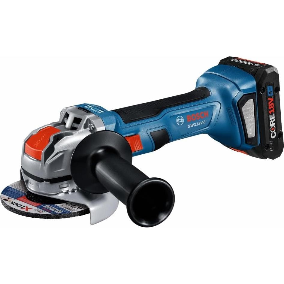 Amoladora Angular Bosch GWX18V-8B15 18V 4.5" Sin Escobillas
