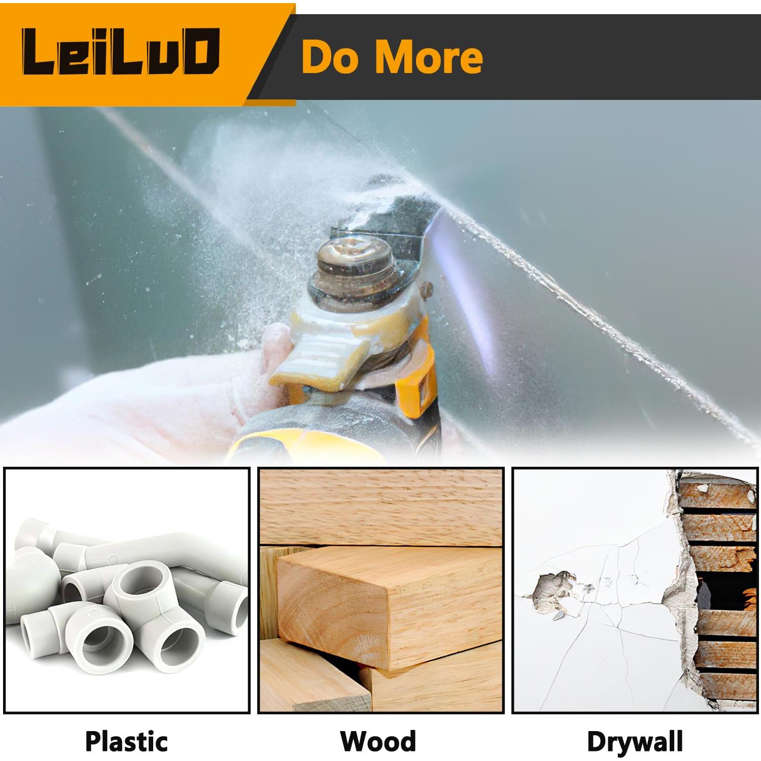 Juego de 100 Cuchillas Multiherramienta LEILUO Dientes Japoneses CrV