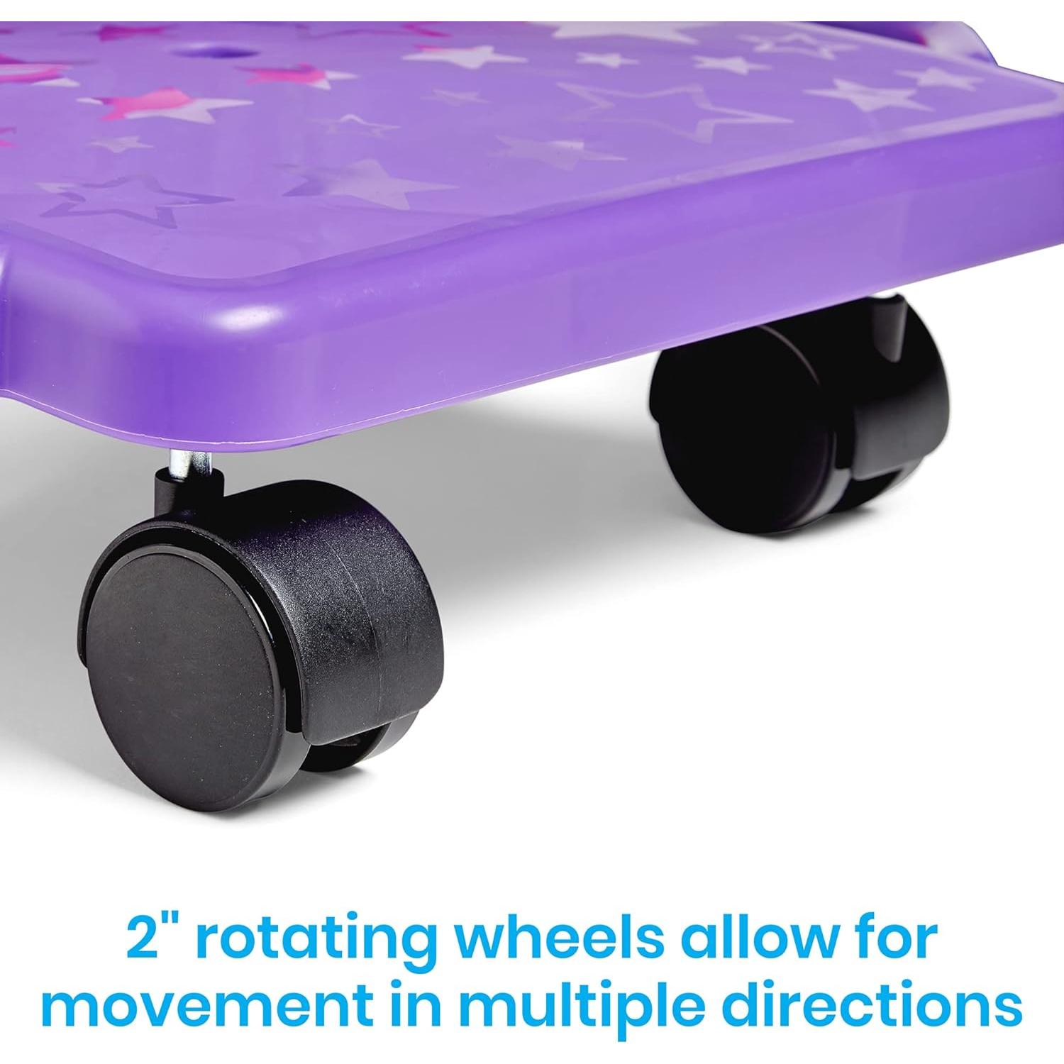 Scooter de Interior hand2mind Morado con Manijas Seguras