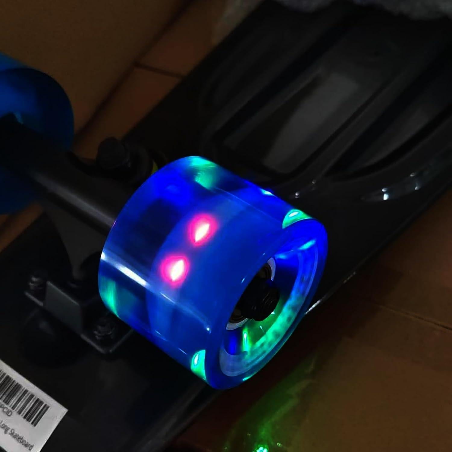 Skateboard Completo RIMABLE 26" para Principiantes Negro