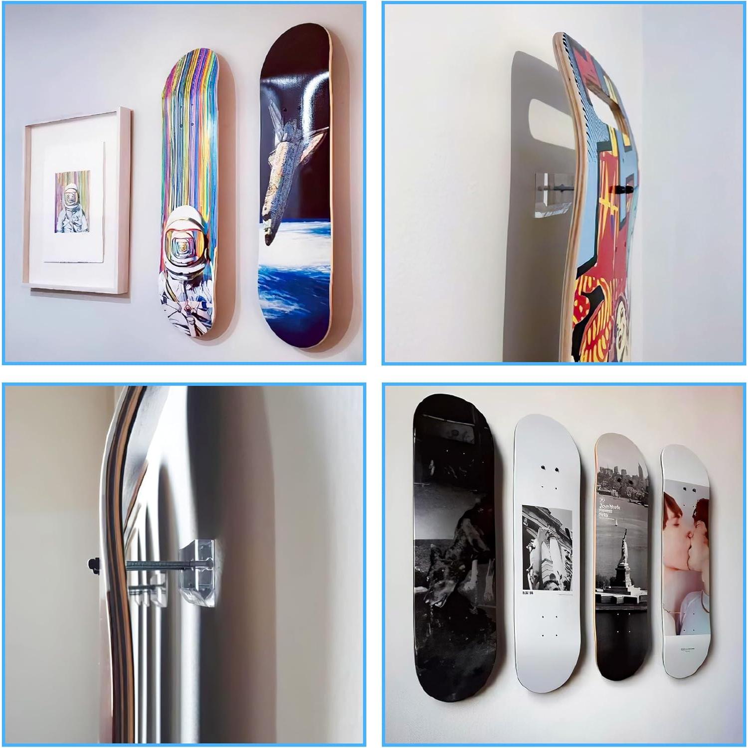 Soporte de Pared para Patineta YHNTGB - 2 Piezas Acrílico