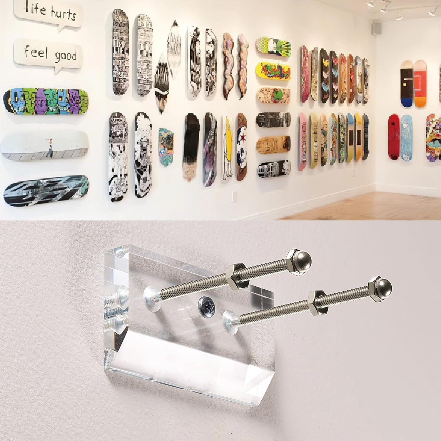 Soporte de Pared para Patineta YHNTGB - 2 Piezas Acrílico