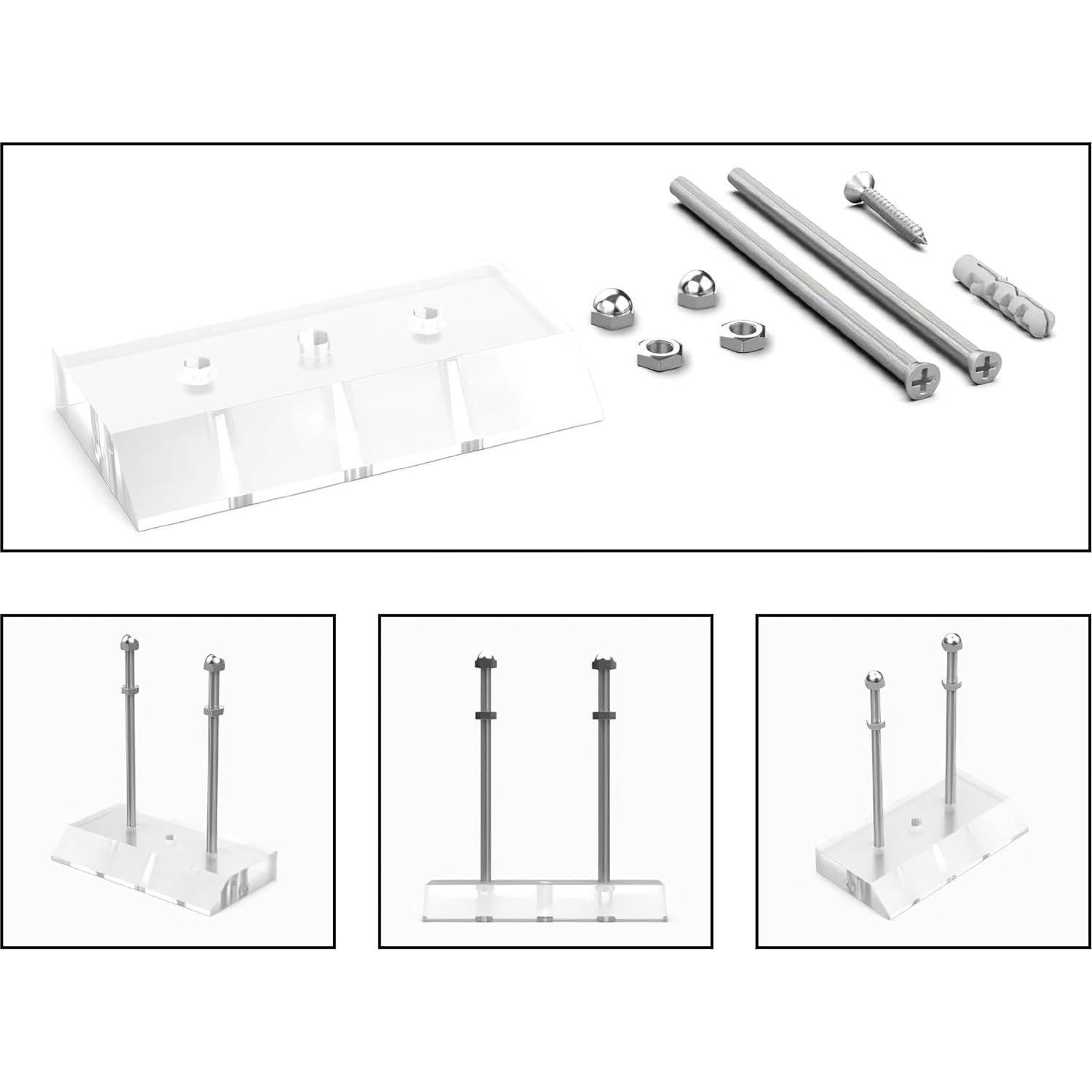 Soporte de Pared para Patineta YHNTGB - 2 Piezas Acrílico