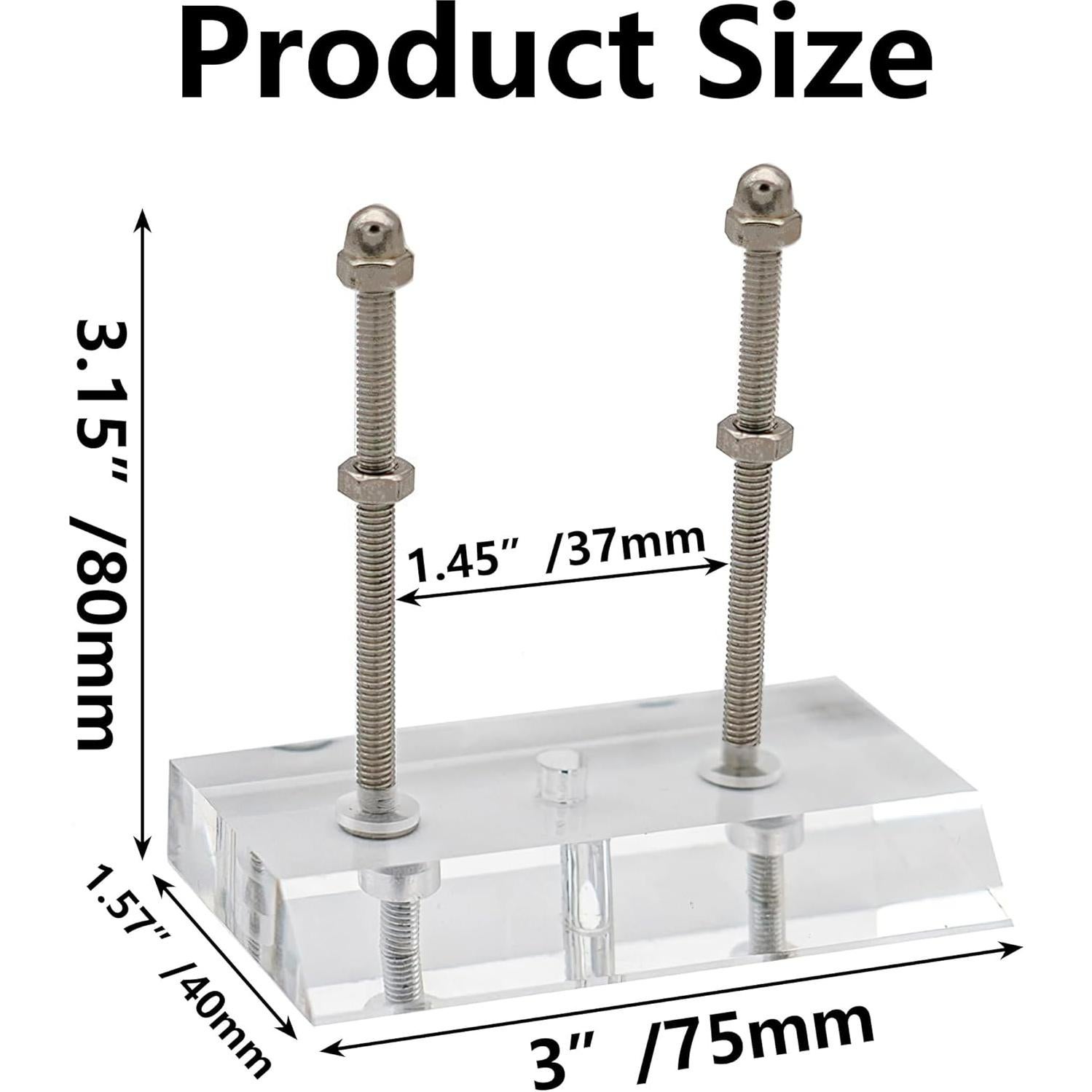 Soporte de Pared para Patineta YHNTGB - 2 Piezas Acrílico