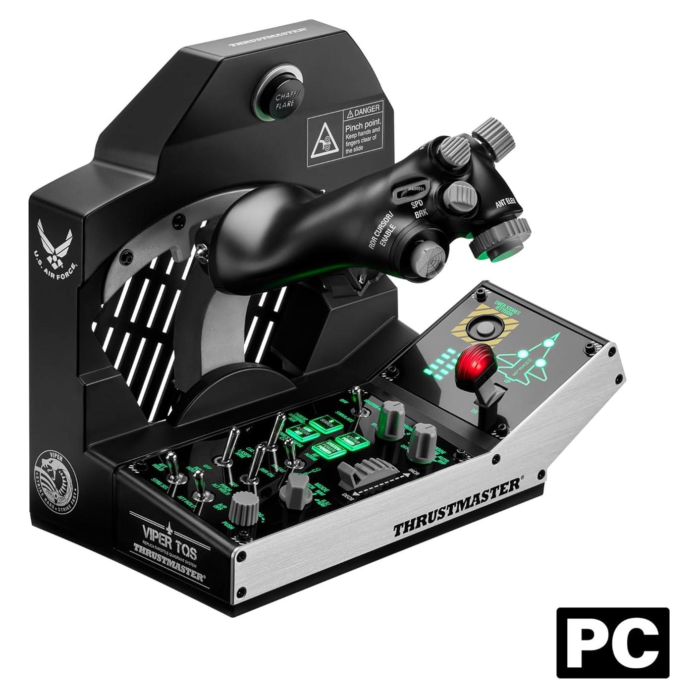 Paquete de Misión Thrustmaster Viper TQS - Acelerador y Panel de Control