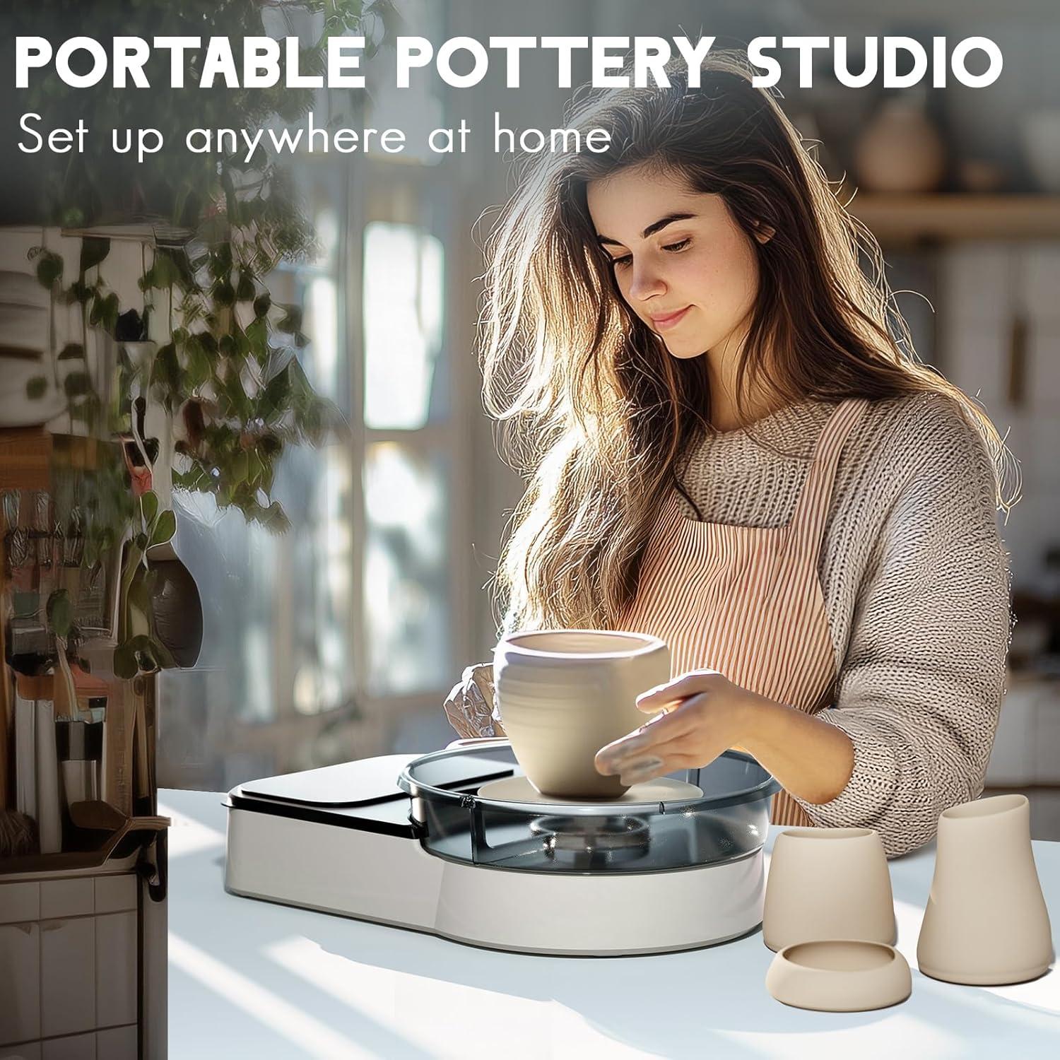 Torno de Alfarería Catcrafter CAT-POT para Principiantes 15.24 cm