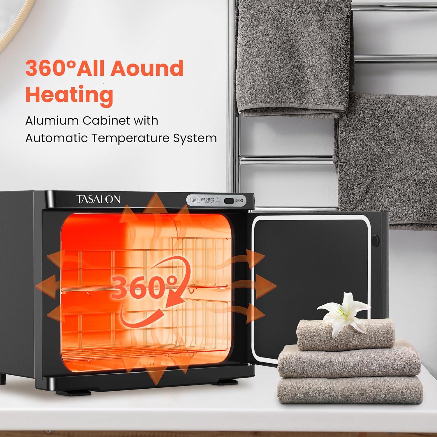 Calentador de Toallas TASALON 23L Profesional Negro