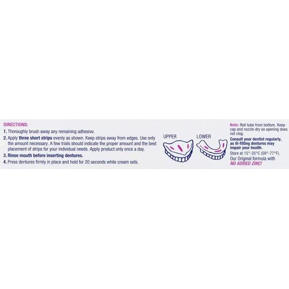 Crema Adhesiva para Dentaduras Effergrip 6 Pack 70 g