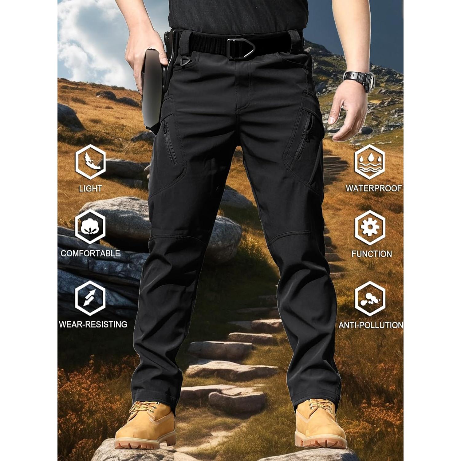 Pantalones Cargo Tácticos Hombre AUTIWITUA Resistentes al Agua