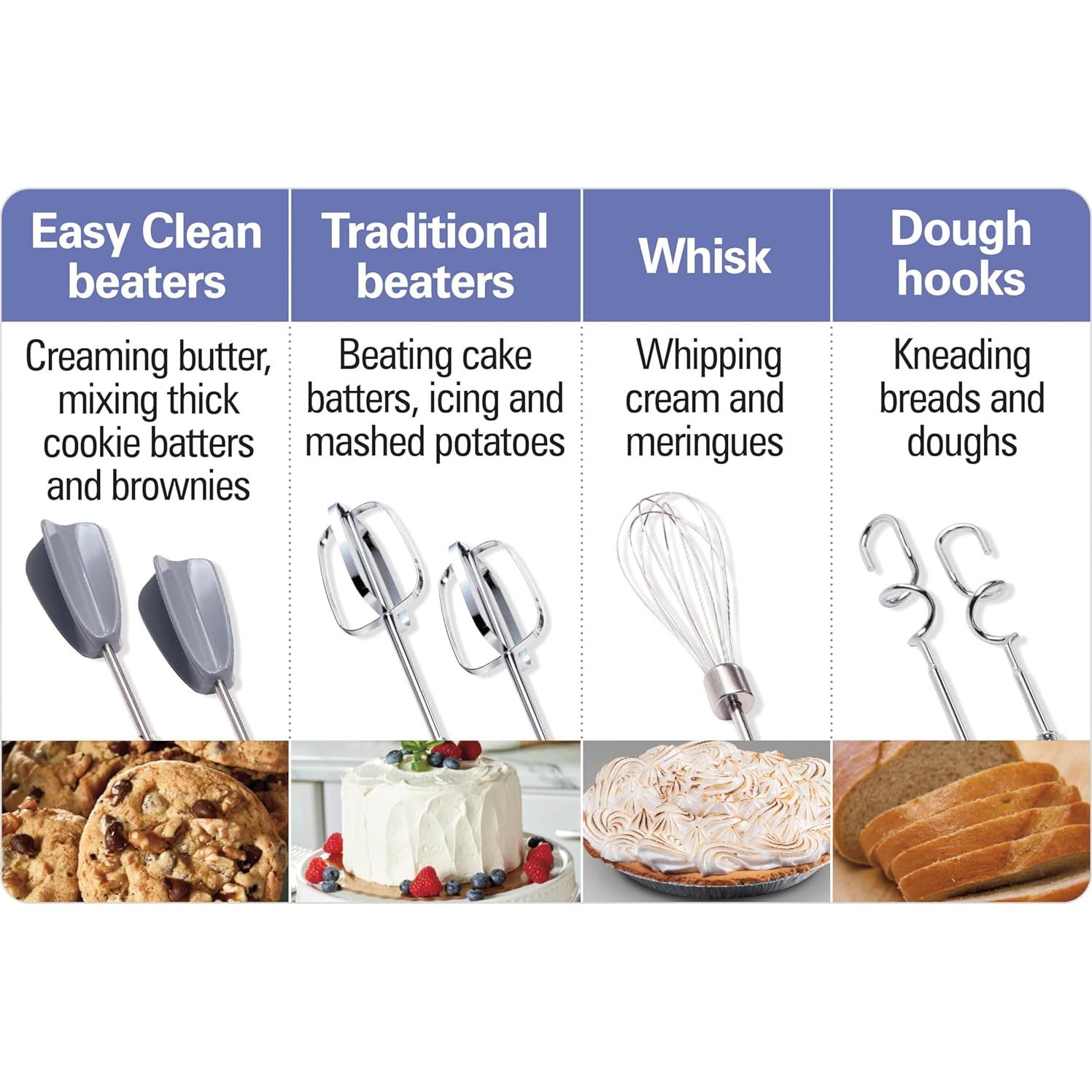 Mezclador de Mano Eléctrico Hamilton Beach 6 Velocidades 275W