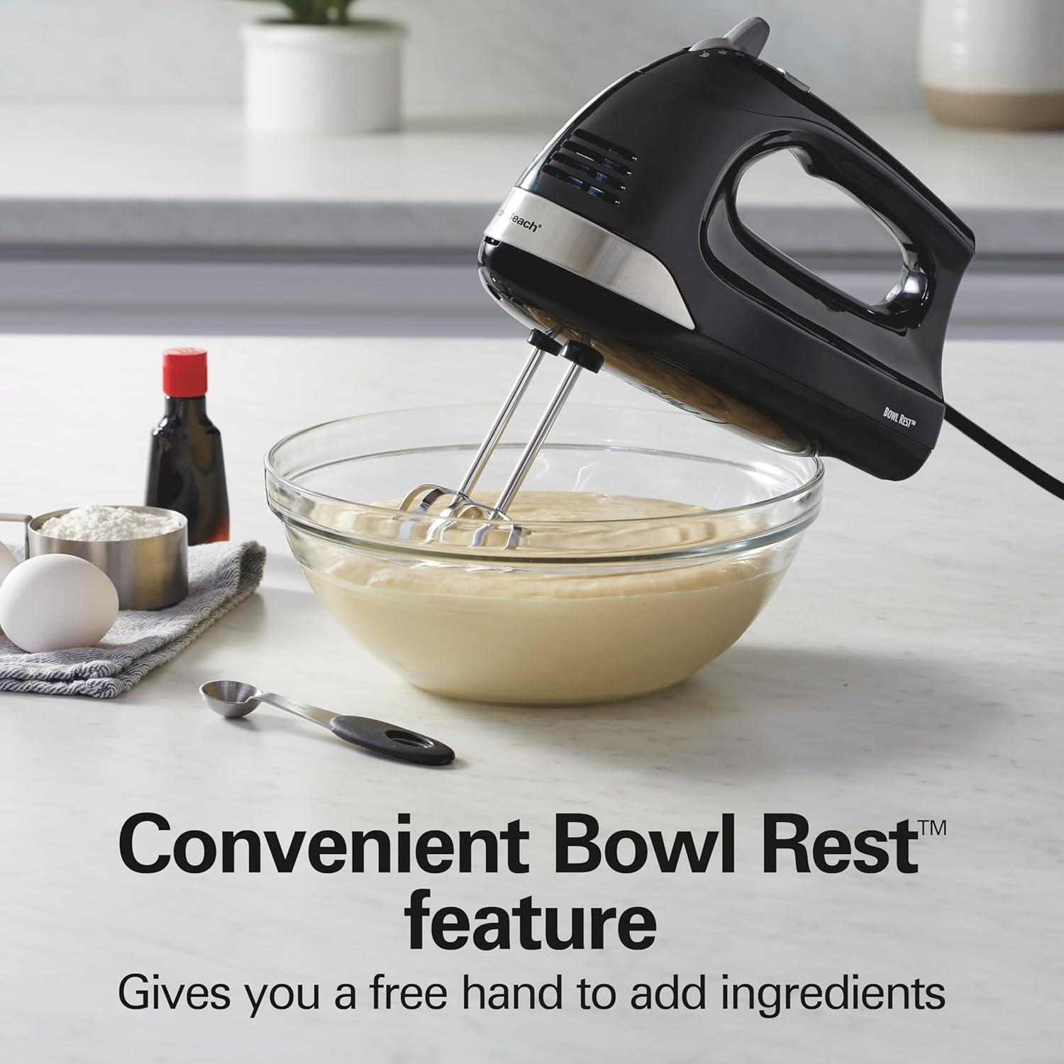 Mezclador de Mano Eléctrico Hamilton Beach 6 Velocidades 275W