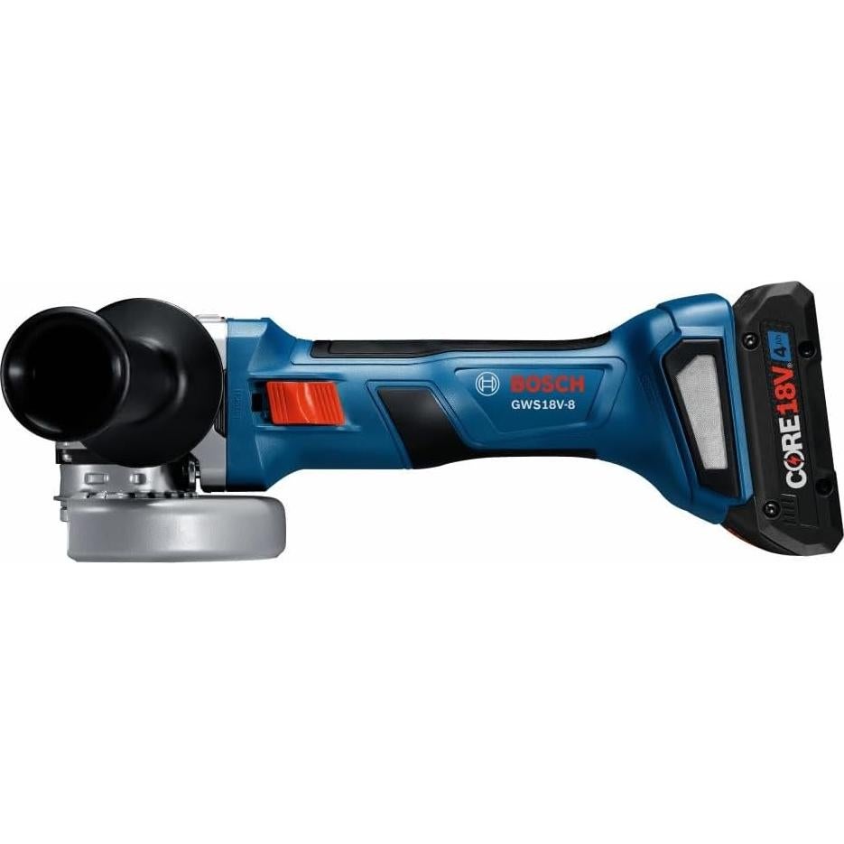 Amoladora Angular Bosch GWS18V-8B15 18V 4.5" con Batería 4Ah