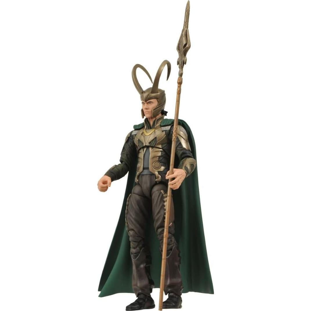 Figura de Acción Loki Diamond Select 17.8 cm 16 Puntos Articulación