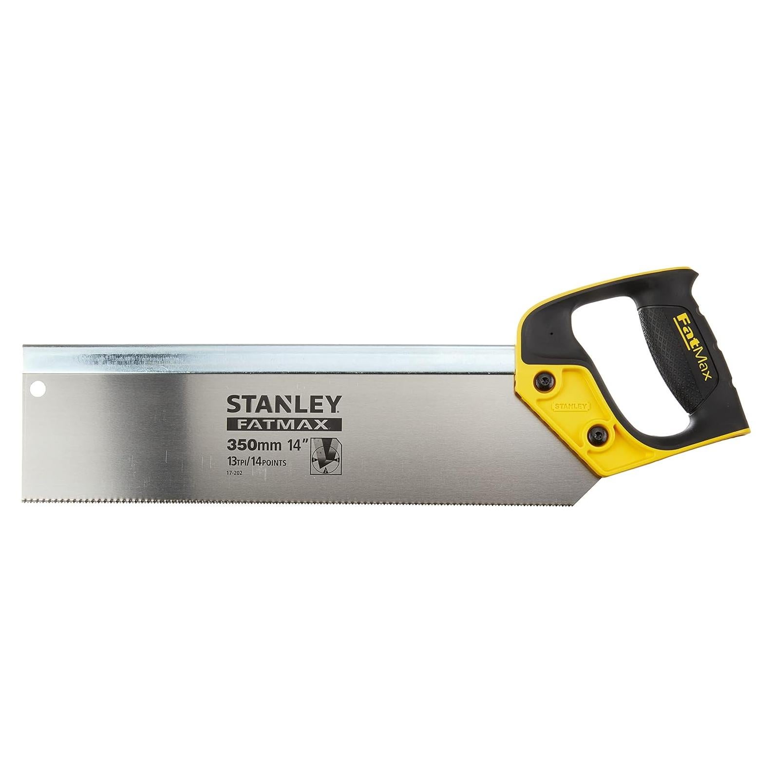 Sierra de Afilado Stanley FatMax 360mm 13tpi - Hecho en Francia