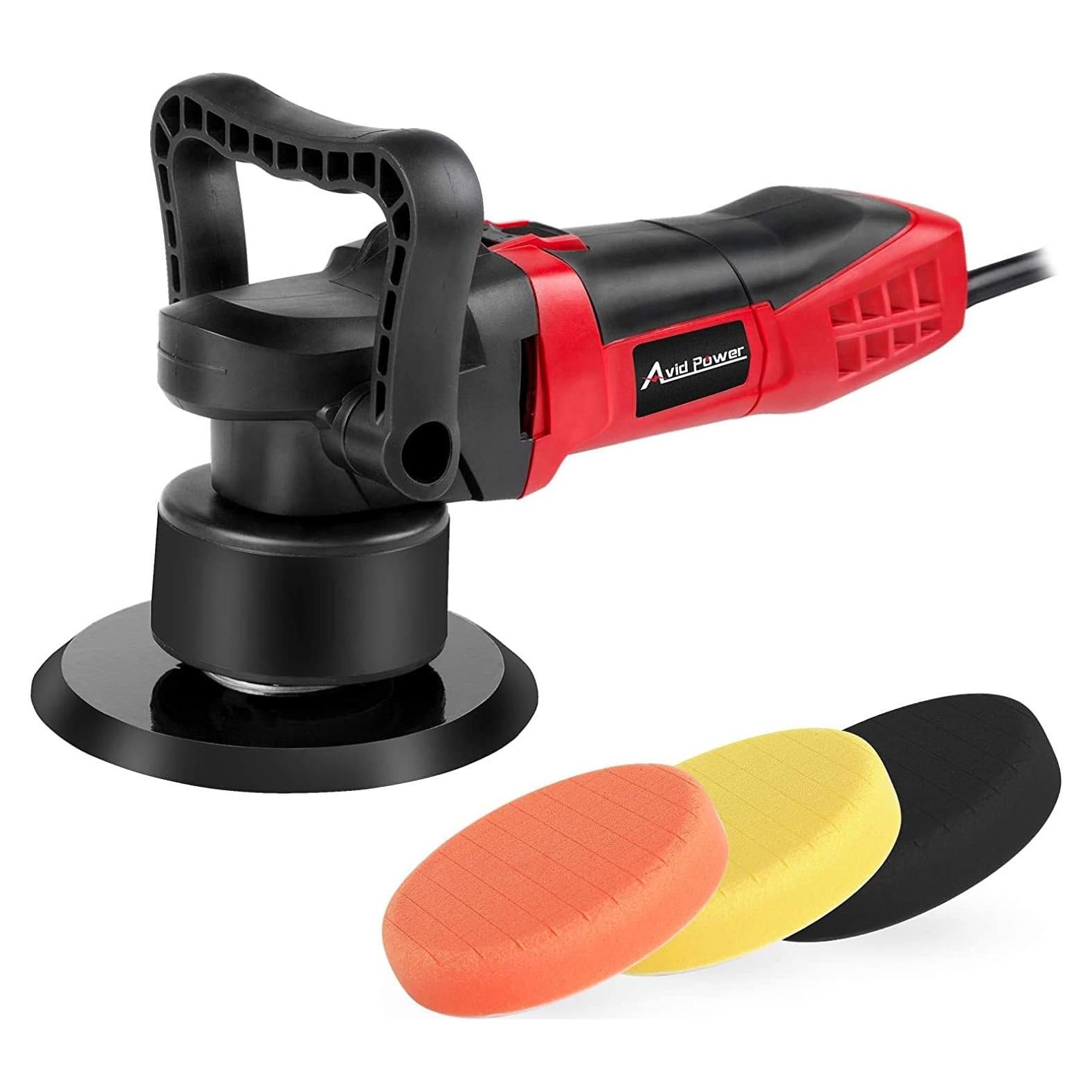 Pulidor Orbital Aleatorio AVID POWER 6" con 3 Almohadillas