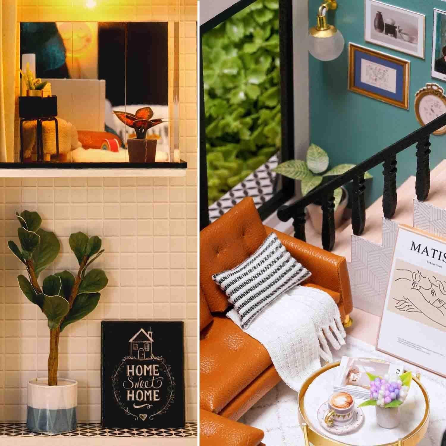 Casa de Muñecas 3D MAGQOO Miniatura con Muebles DIY