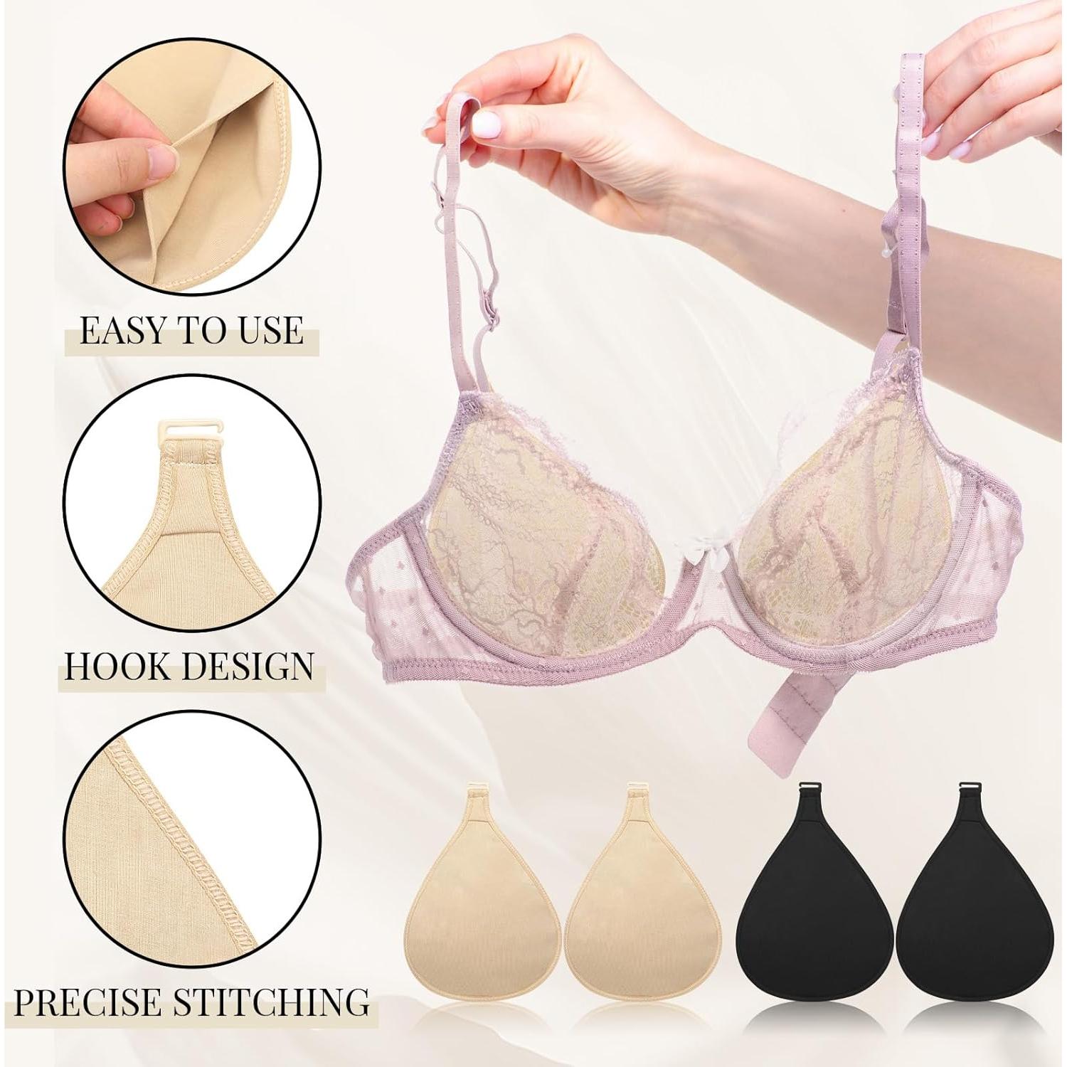 Bolsillos Protectores de Senos Coume 8 Pcs Algodón Transpirable