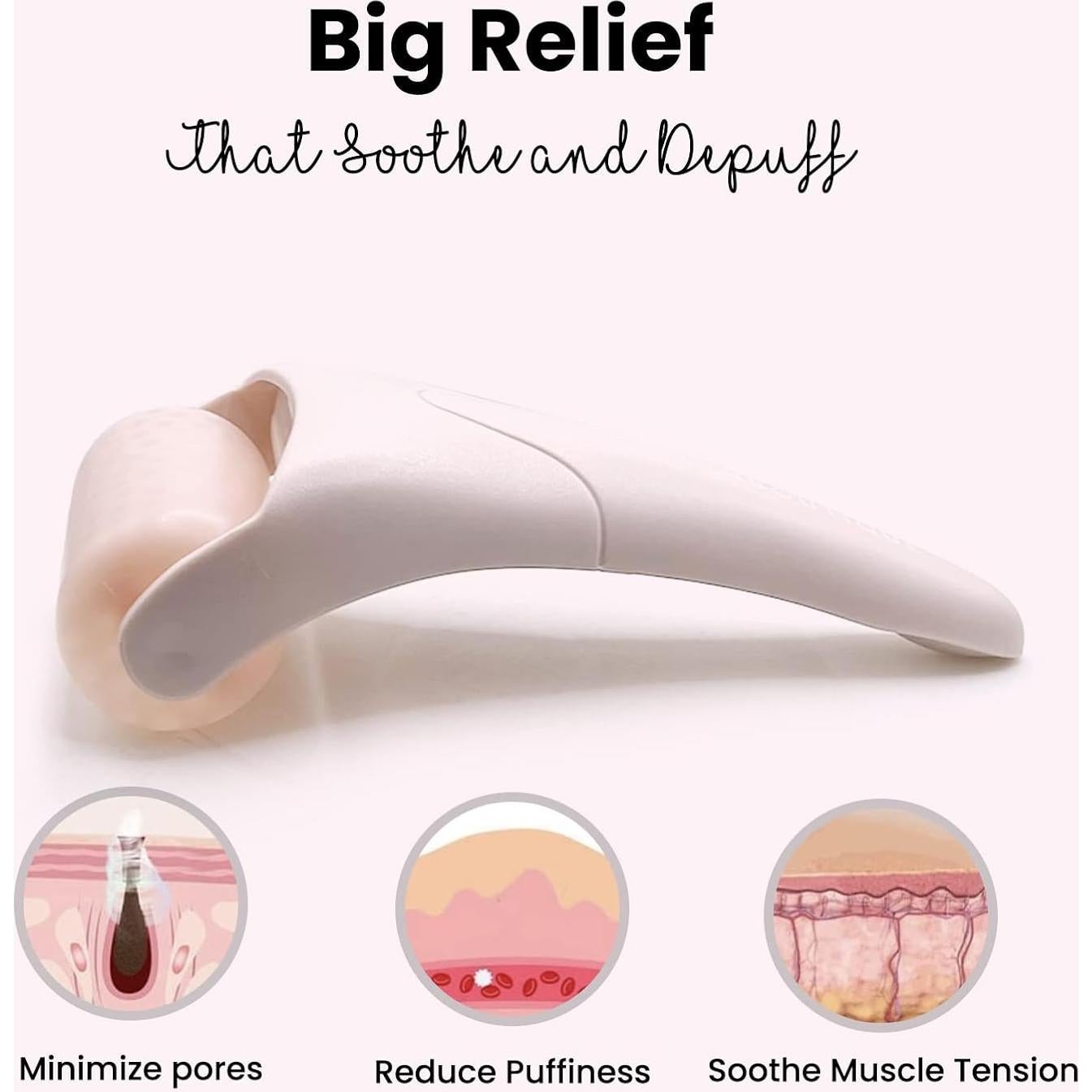 Rodillo de Hielo Facial RoselynBoutique para Arrugas y Hinchazón