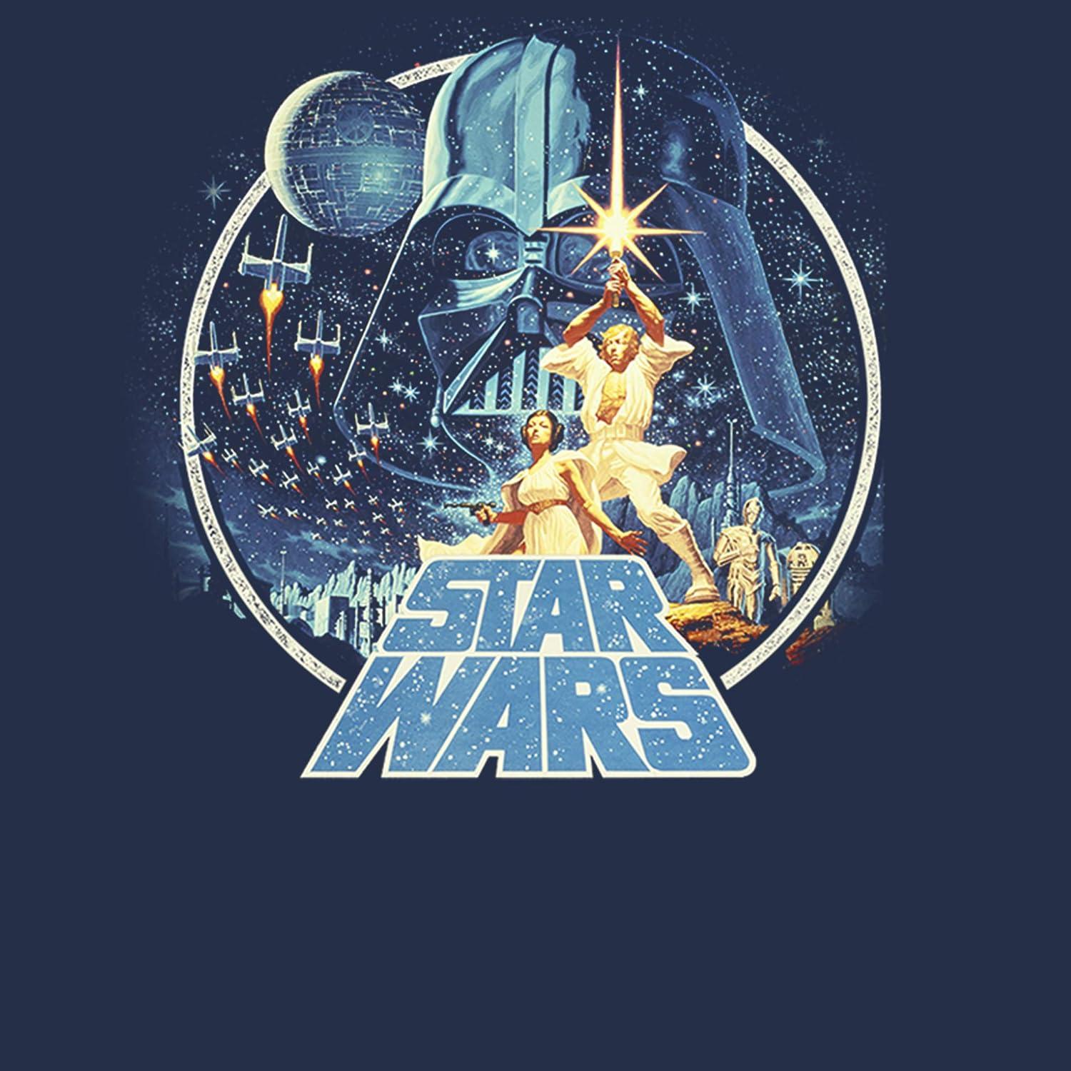 Camiseta Gráfica Star Wars Vintage Fifth Sun Azul Marino