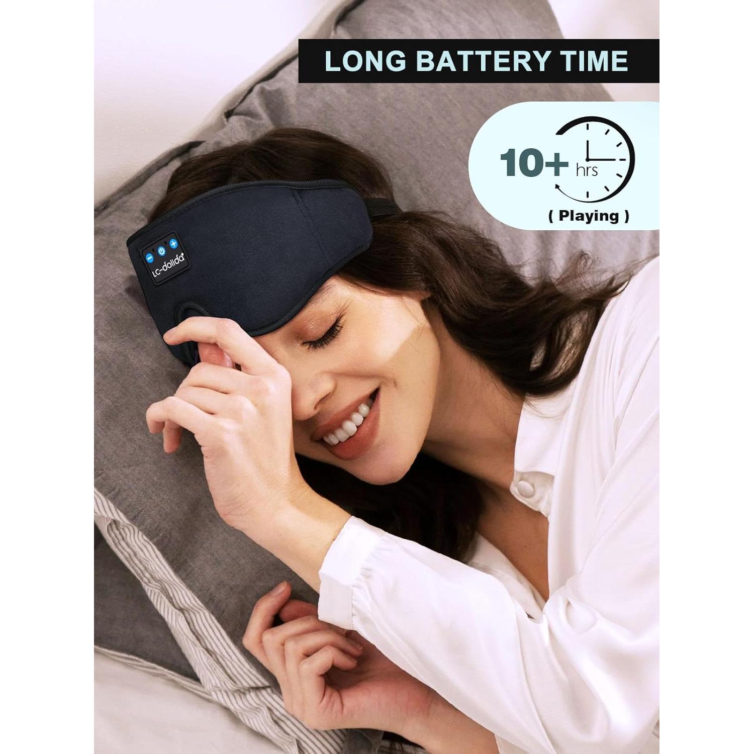 Auriculares para dormir LC-dolida con Bluetooth y máscara 3D