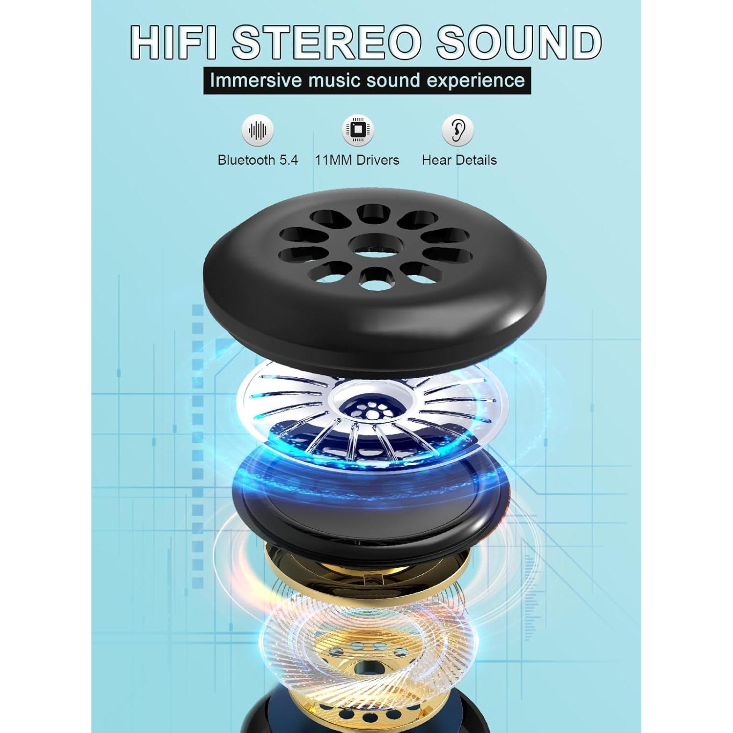 Auriculares para dormir LC-dolida con Bluetooth y máscara 3D