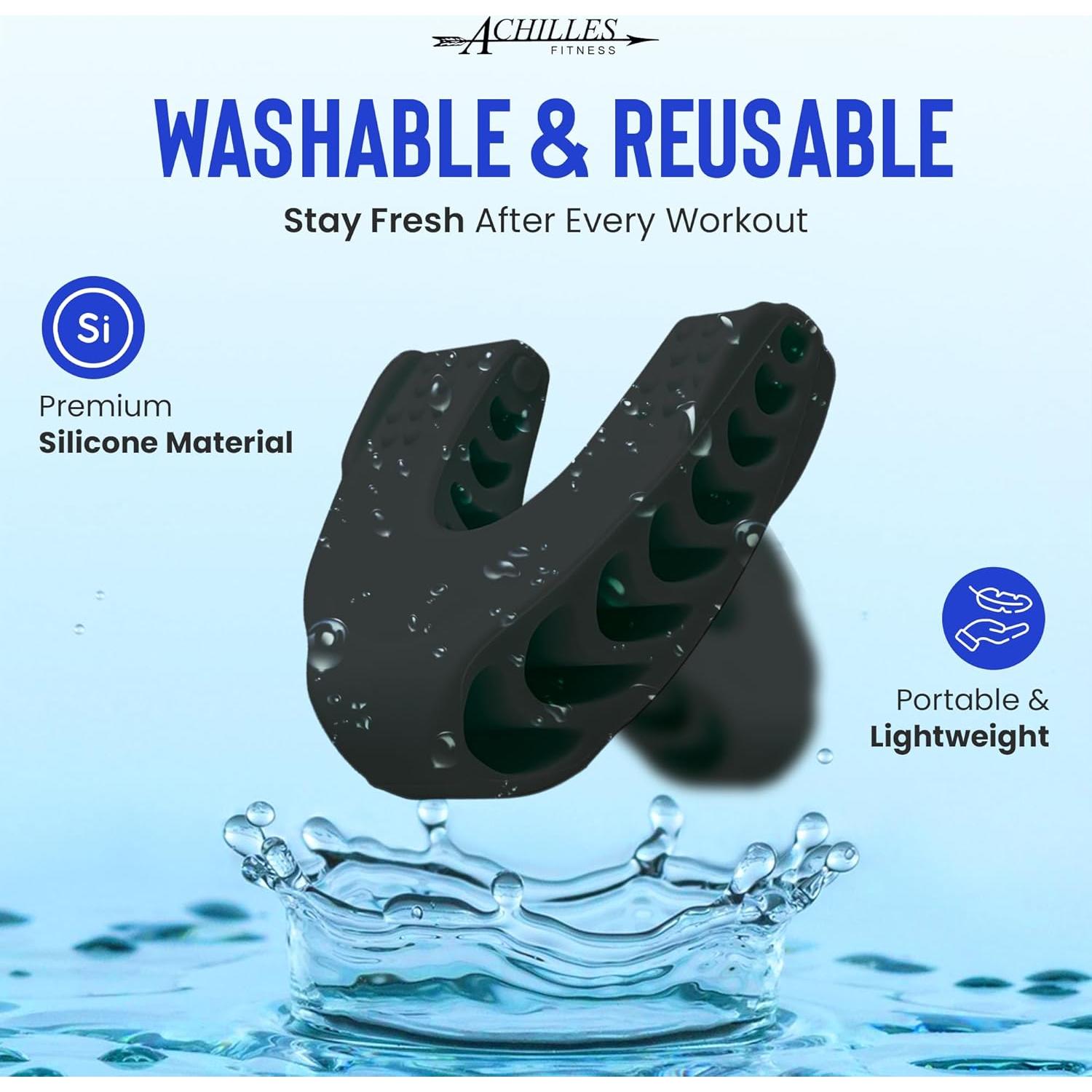 Ejercitador de Mandíbula Achilles Fitness - Reductor Doble Papada