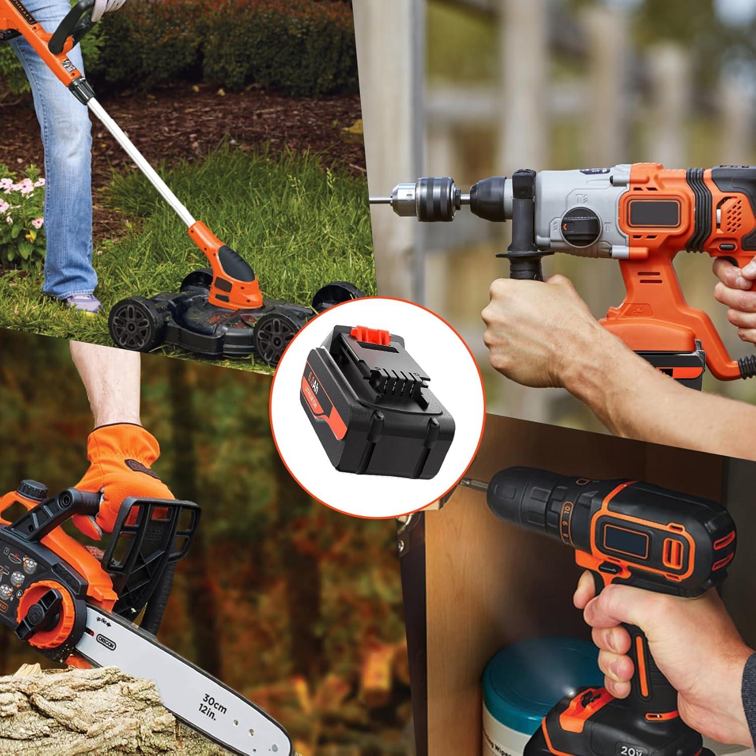 Batería de Litio 20V 6000mAh TenHutt para Black & Decker