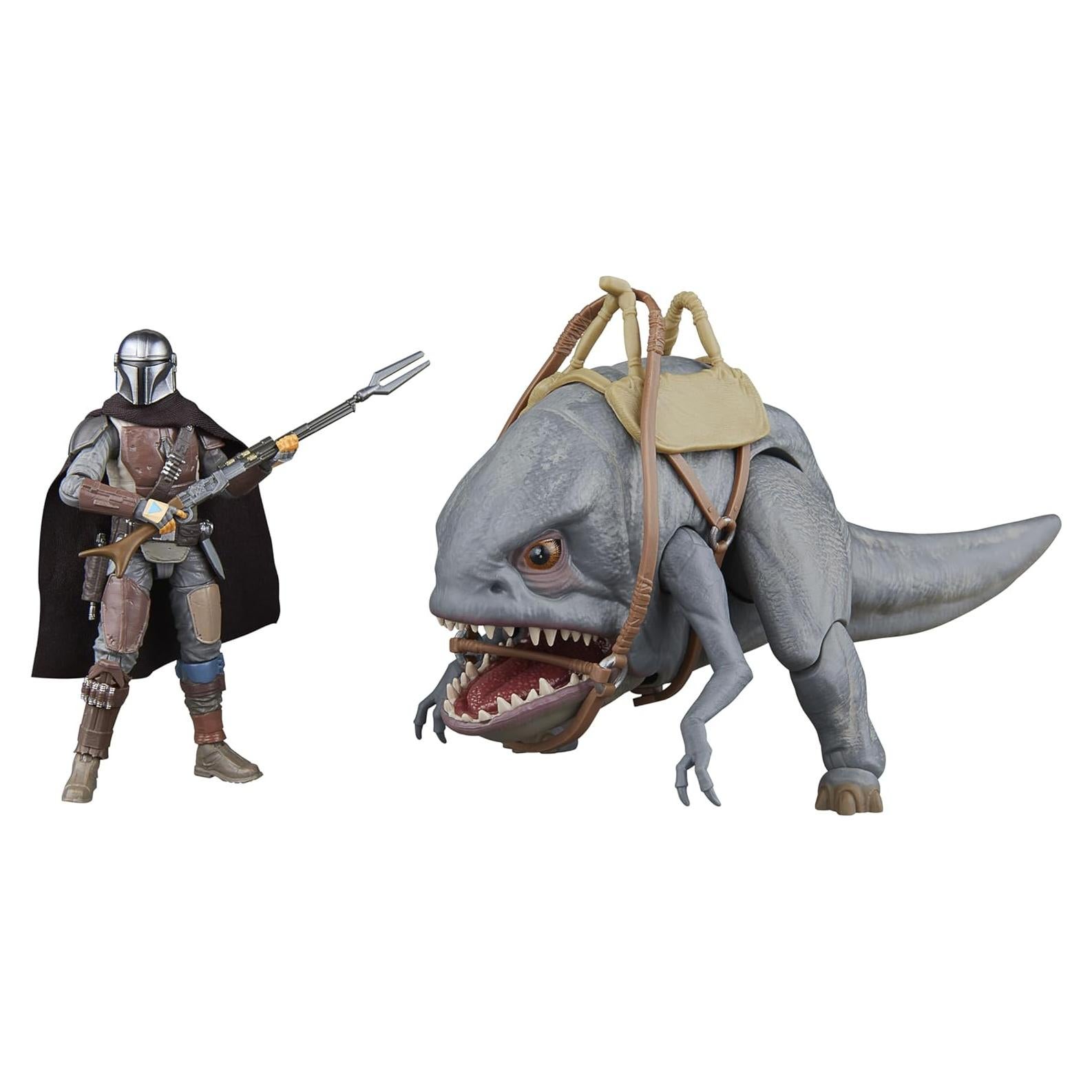 Figura de Acción Star Wars Blurrg y Mandaloriano 9.5 cm